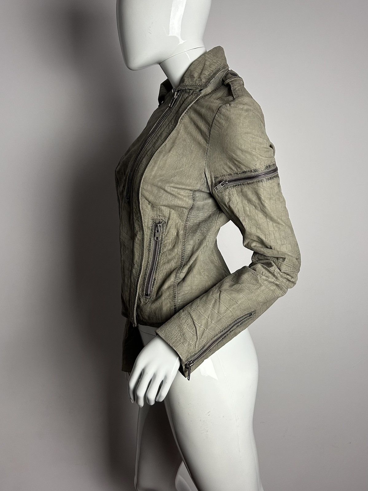 Other Vintage python leather jacket with zipper details Size S / US 4 / IT 40 - 5 Thumbnail