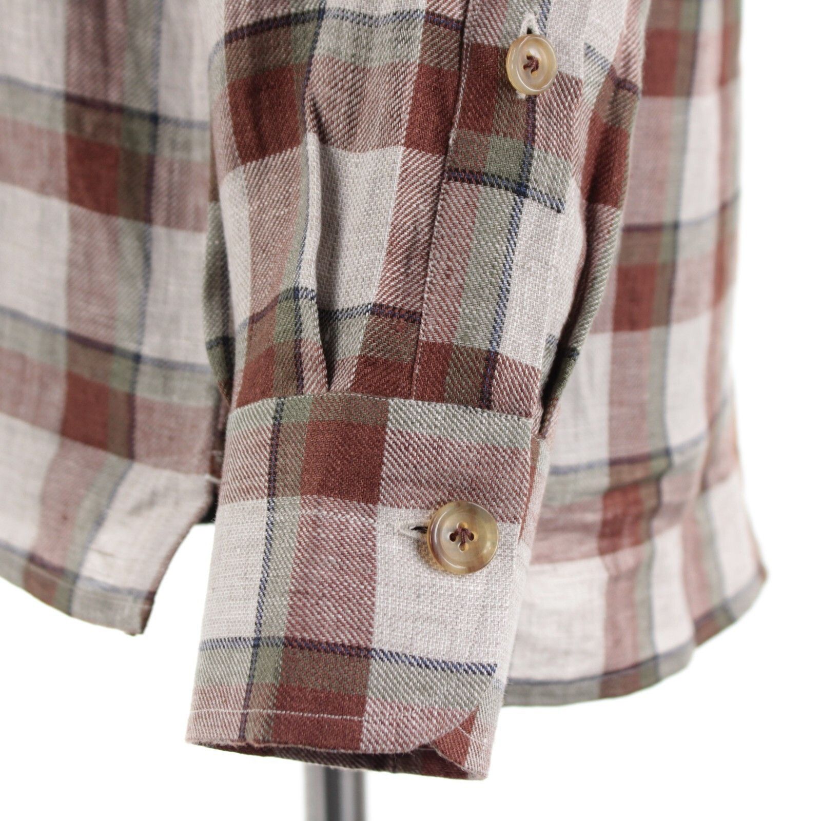 Luciano Barbera Luciano Barbera Overshirt Size M US In Gray Linen Size US M / EU 48-50 / 2 - 3 Thumbnail