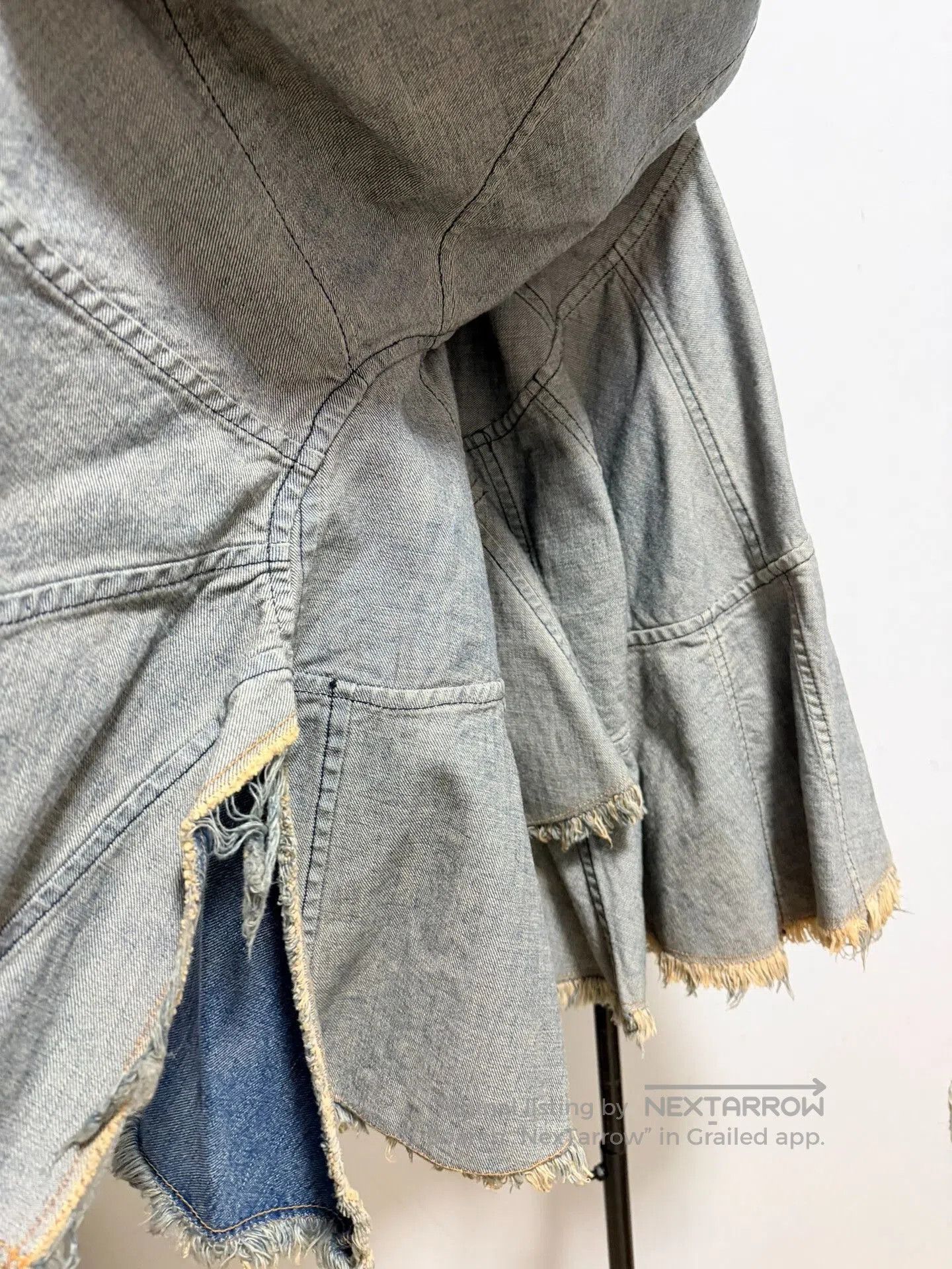 Junya Watanabe Junya Watanabe 2005 Denim Skirt. Size 33" - 6 Thumbnail