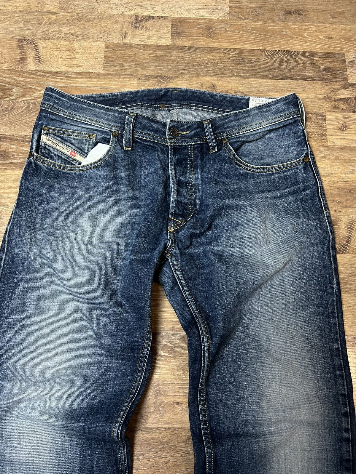 Diesel × If Six Was Nine × Japanese Brand Vintage Diesel Jeans Big Logo Distressed Baggy japanese 90s Size US 34 / EU 50 - 5 Thumbnail