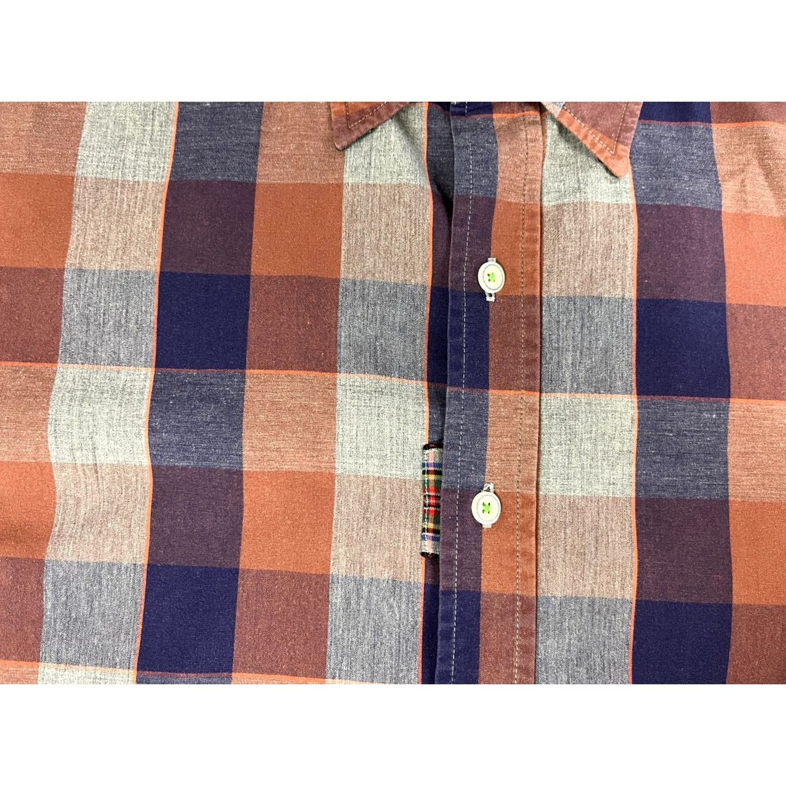 Robert Graham Robert Graham Jeans Men’s Button-Up Casual Shirt L Multi-Color Plaid Long Sleeve 100% Cotton Size US L / EU 52-54 / 3 - 6 Thumbnail