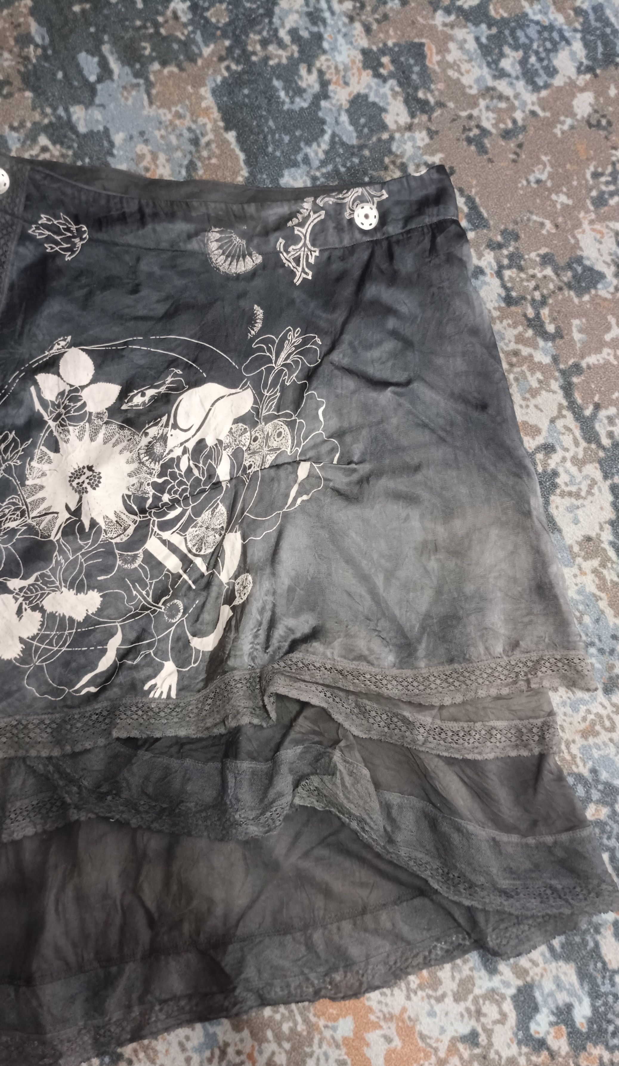 Diesel Vintage Diesel Romania Mini Skirt Size 29" - 4 Thumbnail