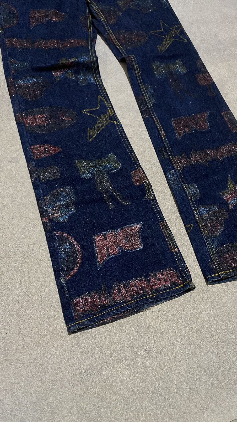 Hysteric Glamour Hysteric Glamour Fullprinted Logo Kinky Jeans Size US 30 / EU 46 - 6 Thumbnail