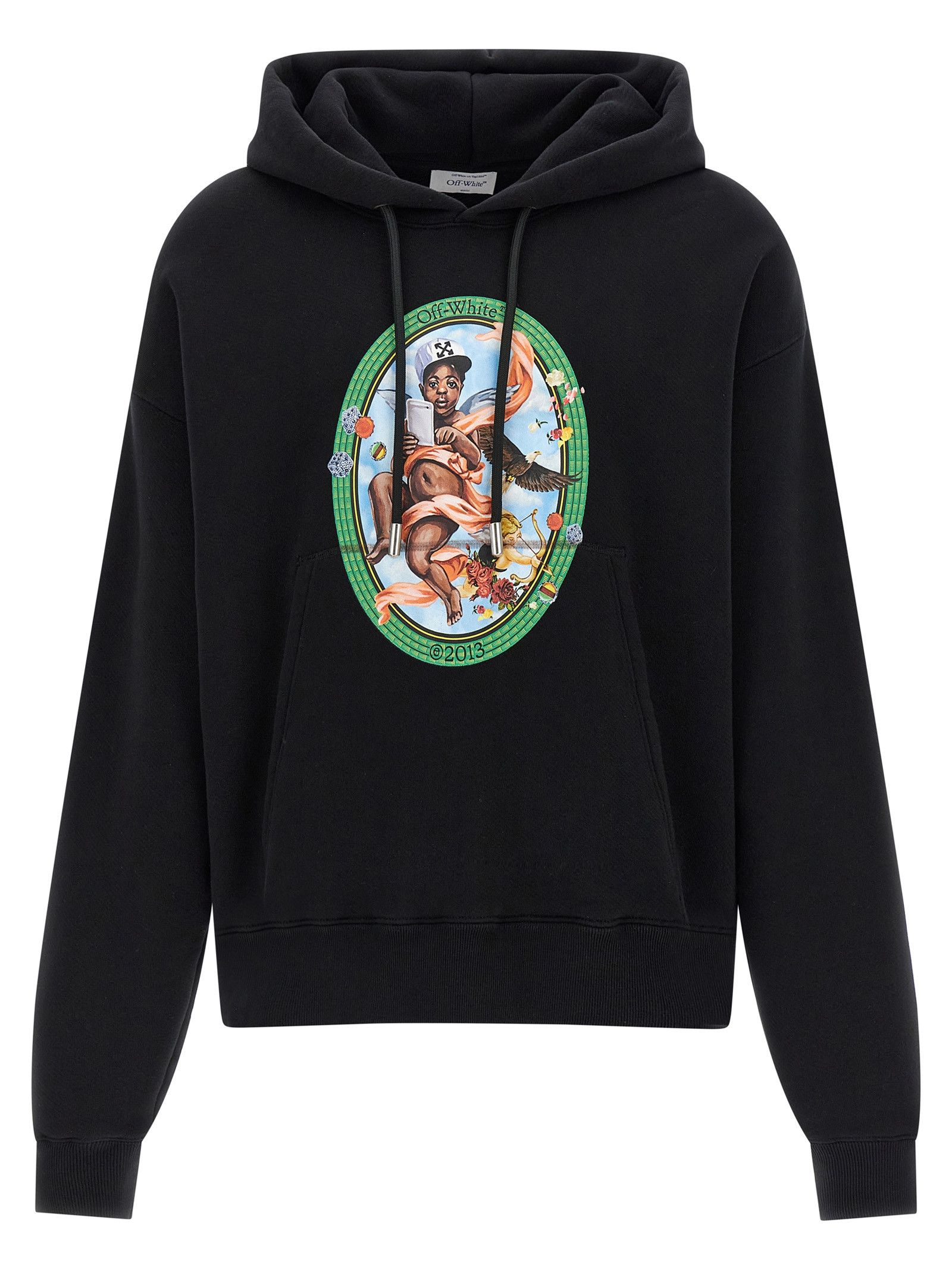 Off-White 'Fresco Oval' Hoodie Size US M / EU 48-50 / 2 - 1 Thumbnail