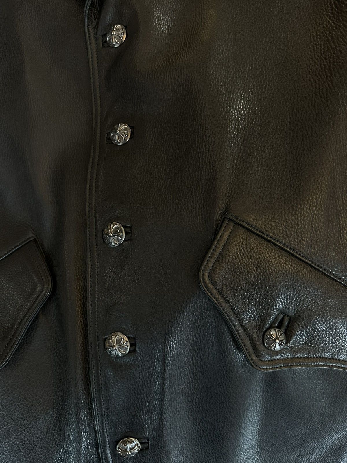 Chrome Hearts CHROME HEARTS LEATHER TRENCH COAT Size US L / EU 52-54 / 3 - 5 Thumbnail