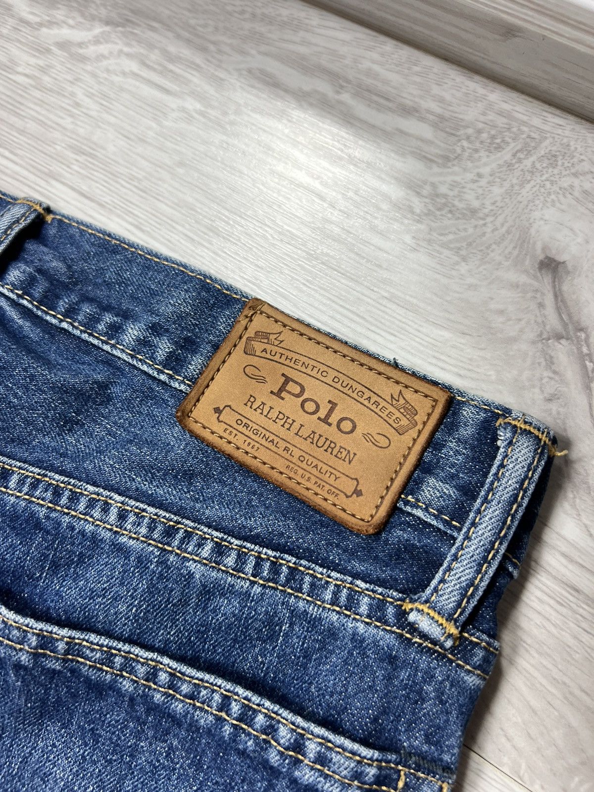 RRL Ralph Lauren Polo Ralph Lauren Jeans Blue Denim Pants Size US 31 - 16 Thumbnail