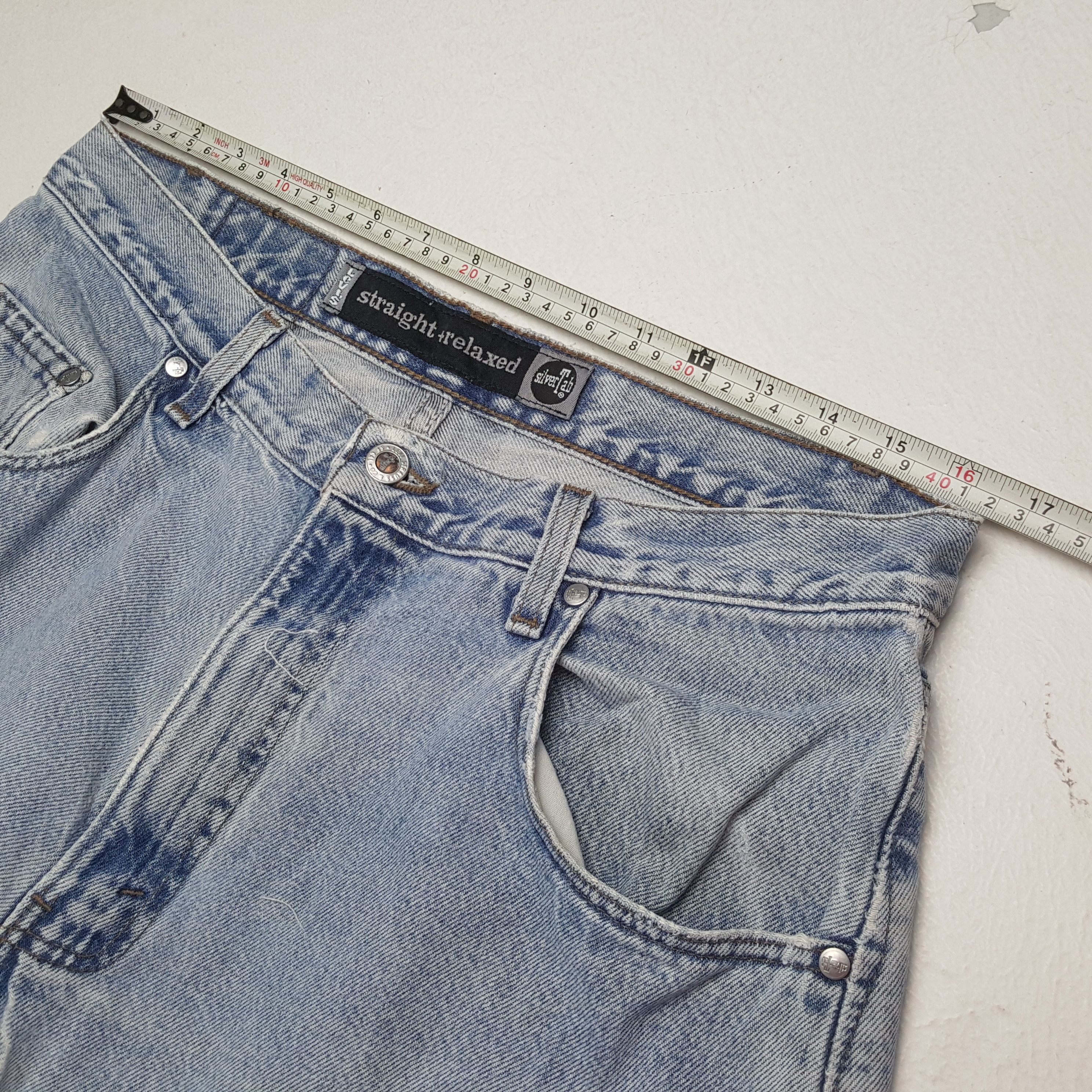 Levi's × Vintage LEVI'S Straight Relaxed Streetwear Style Distressed Jeans Size US 33 - 7 Thumbnail