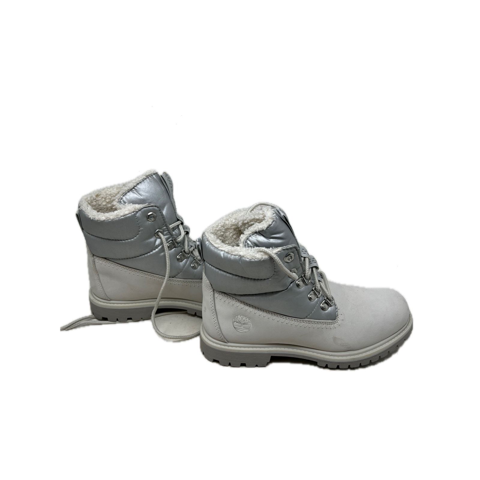 Timberland Timberland High Boot 6" Puffer White Silver Boots Womans 6.5 Size US 6.5 / IT 36.5 - 3 Thumbnail