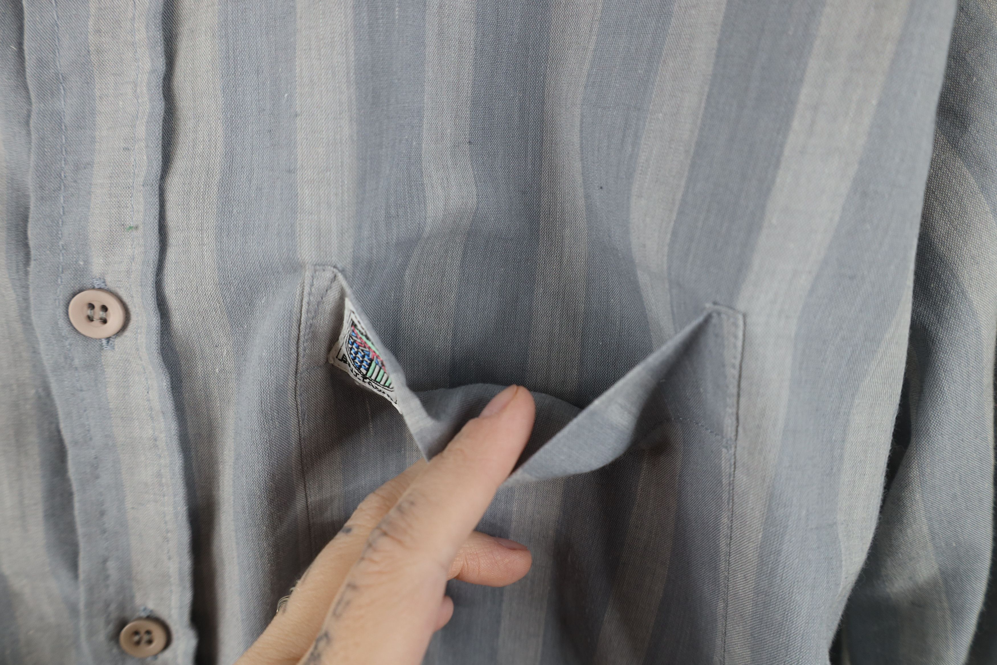 Vintage Vintage 90s Streetwear Block Short Sleeve Button Down Shirt Size US XXL / EU 58 / 5 - 7 Thumbnail