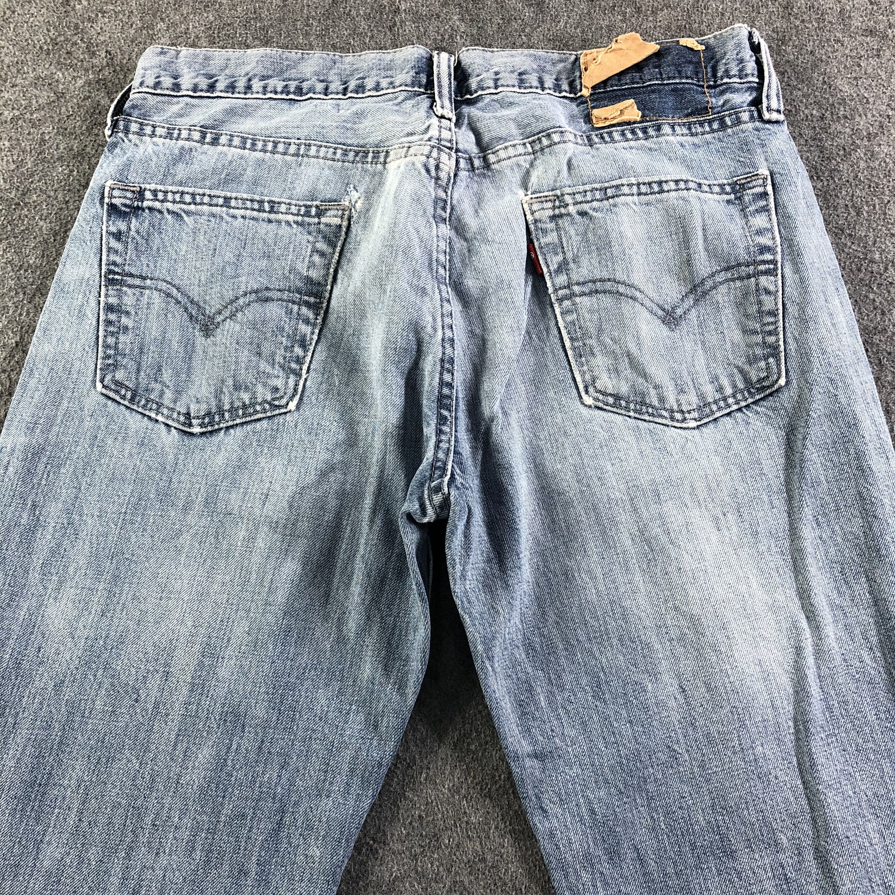 Levi's Vintage Light Wash Levis 514 Jeans-J3482 Size 33" - 4 Thumbnail