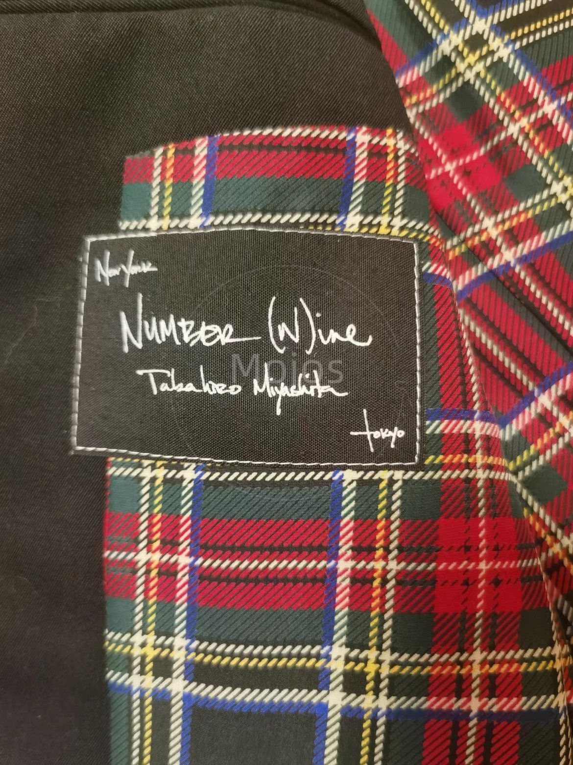 Number (N)ine Sz 2 Number Nine Inside Plaid Jacket-2508 Size US M / EU 48-50 / 2 - 4 Thumbnail