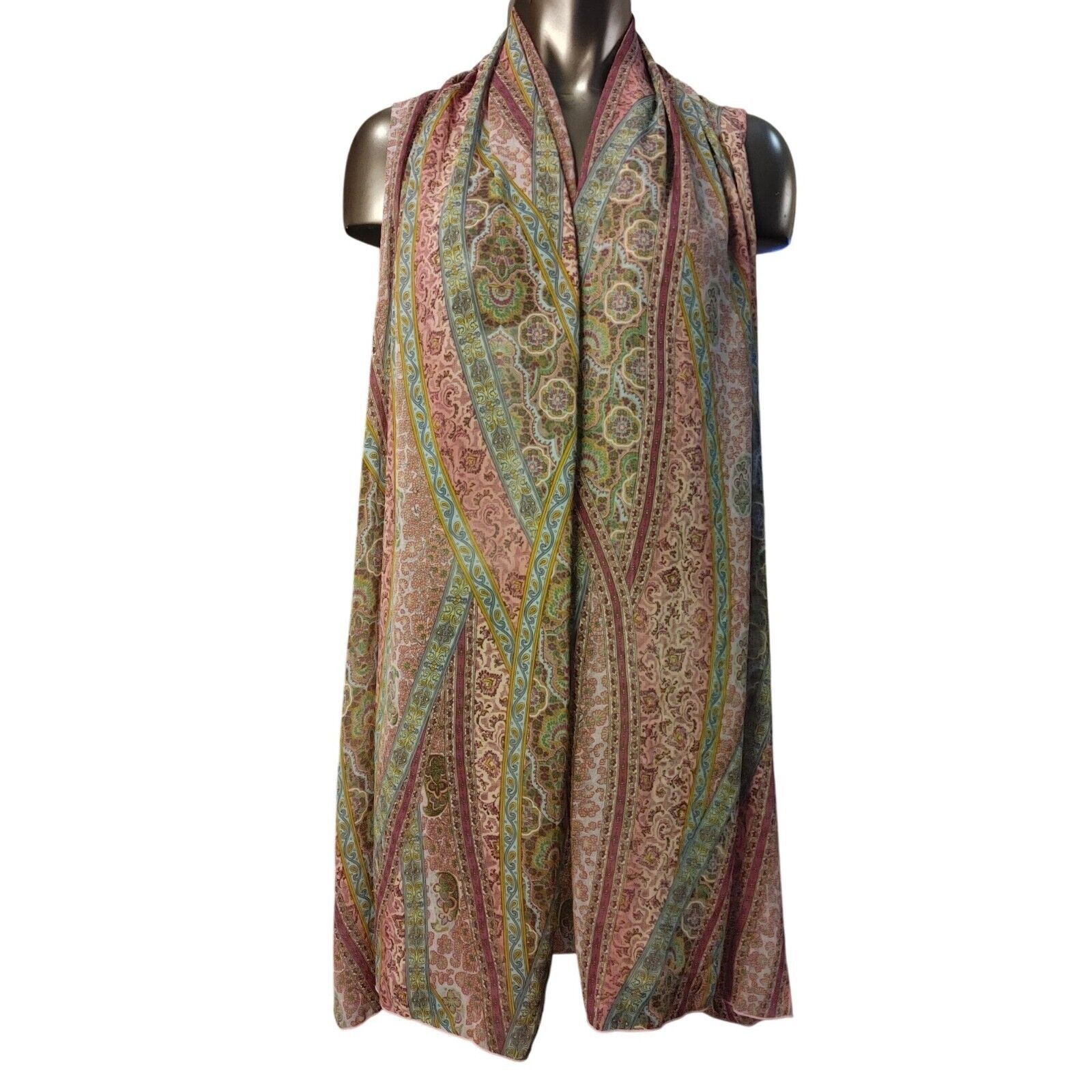 Other Susan Graver Women's Sheer Sleeveless Wrap Sweater/Robe XL Size XL / US 12-14 / IT 48-50 - 1 Thumbnail