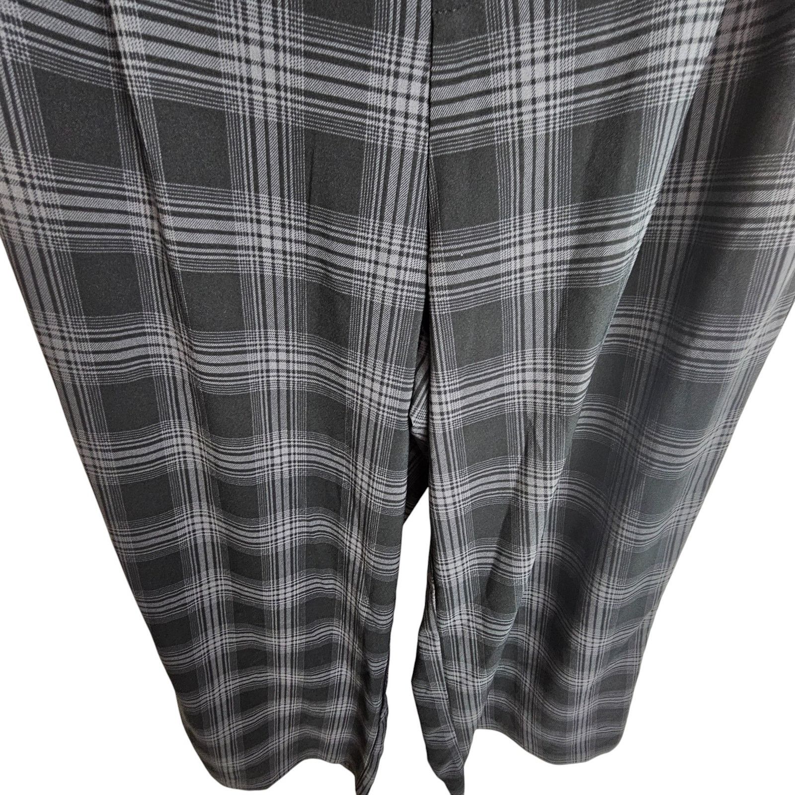Corridor Torrid Plaid Challis Trouser Pants 14 Dark Academia Wide Leg Size 36" / US 14 / IT 50 - 3 Thumbnail