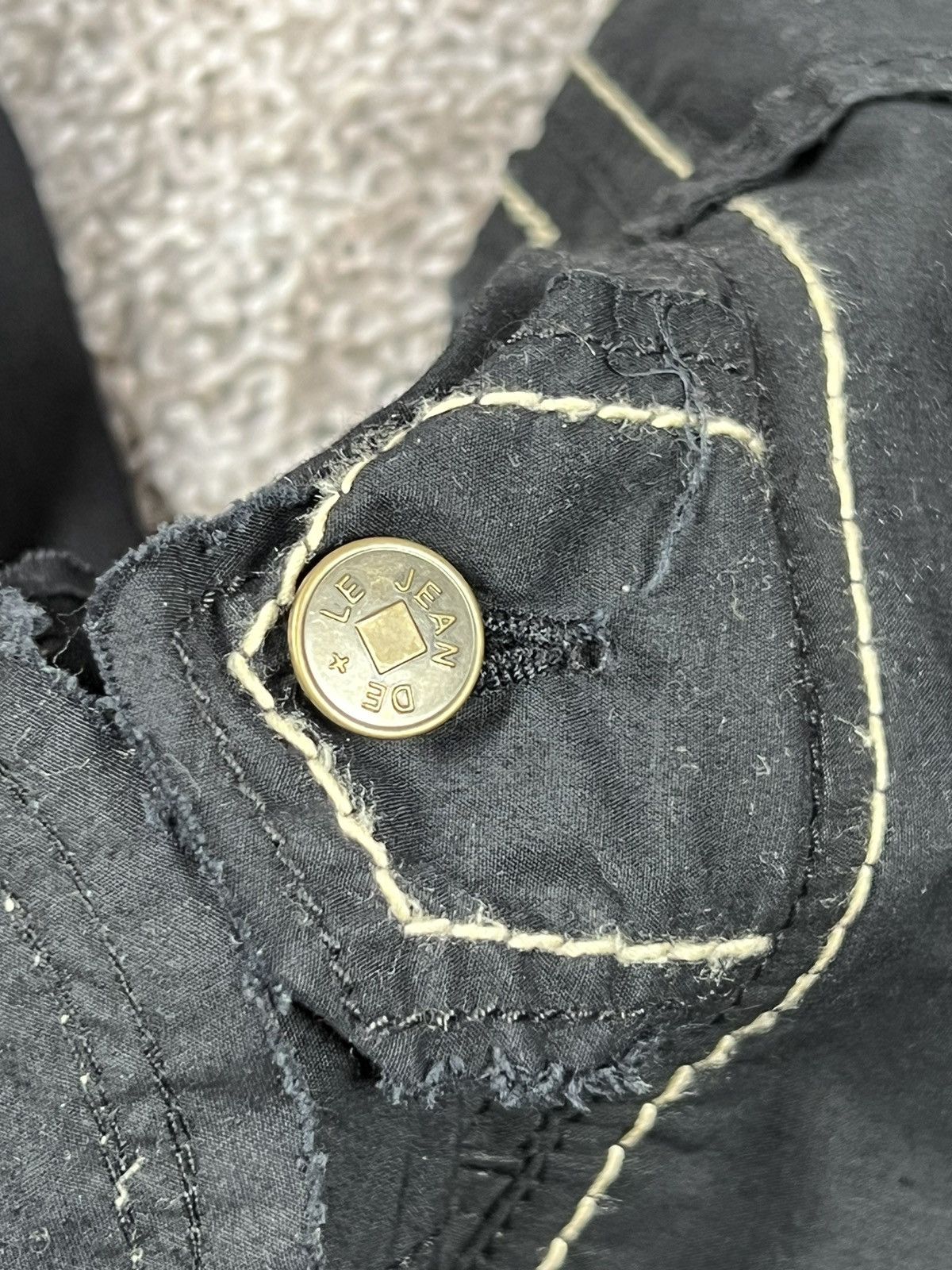 Marithe + Francois Girbaud Marithe Francois Girbaud Oversized batman linen skirt y2k Size 30" / US 8 / IT 44 - 8 Thumbnail