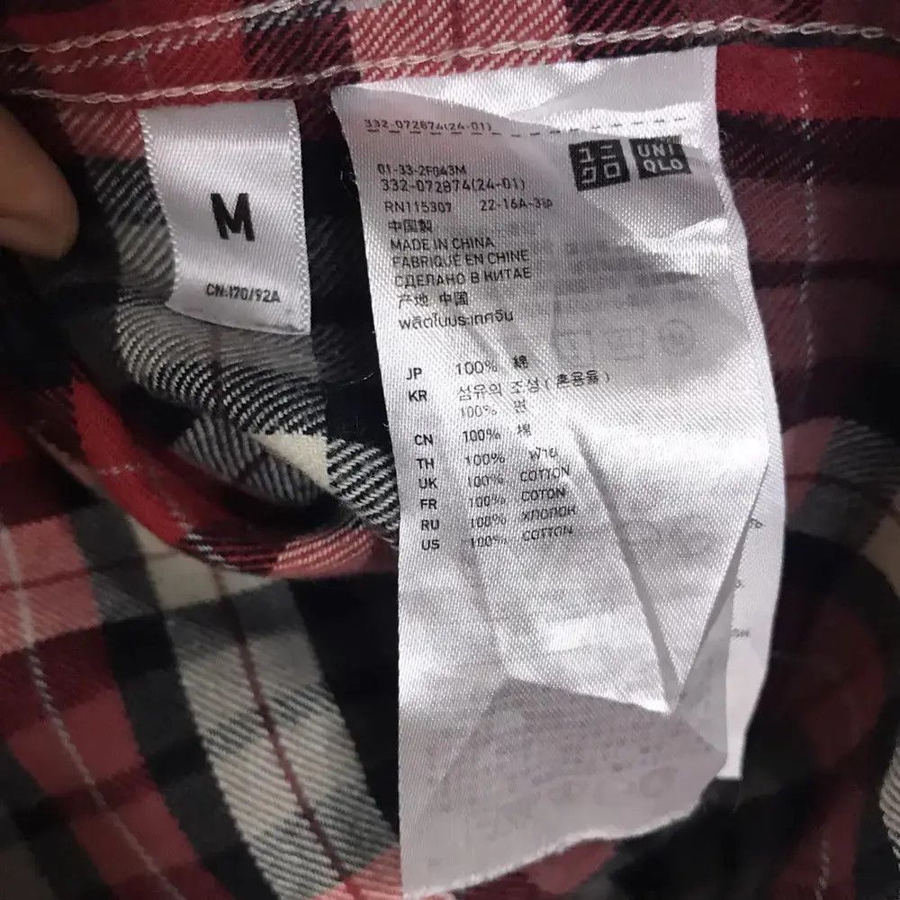 Flannel Japanese Brand Uniqlo Plaid Tartan Flannel Shirt Size US M / EU 48-50 / 2 - 6 Thumbnail