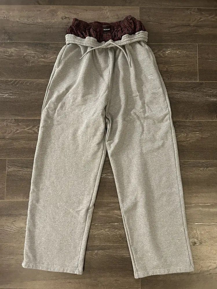 Balenciaga Balenciaga Trompe L'oeil Boxer Sweatpants Size US 30 / EU 46 - 1 Thumbnail
