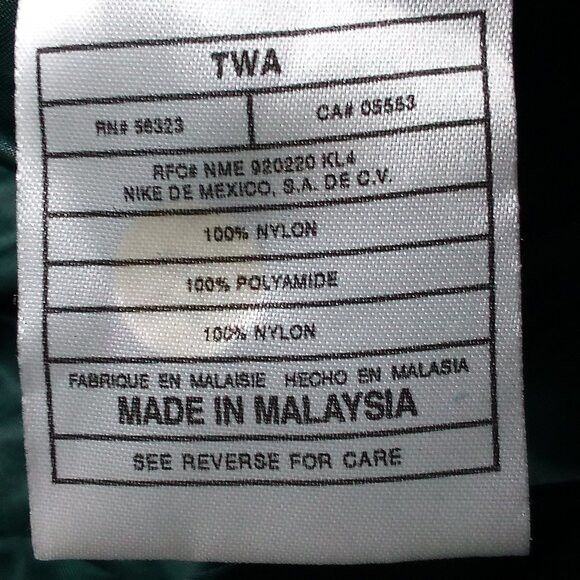Nike Vintage 90s Nike Wind Pants Joggers Trainers Green Size US 32 / EU 48 - 7 Thumbnail