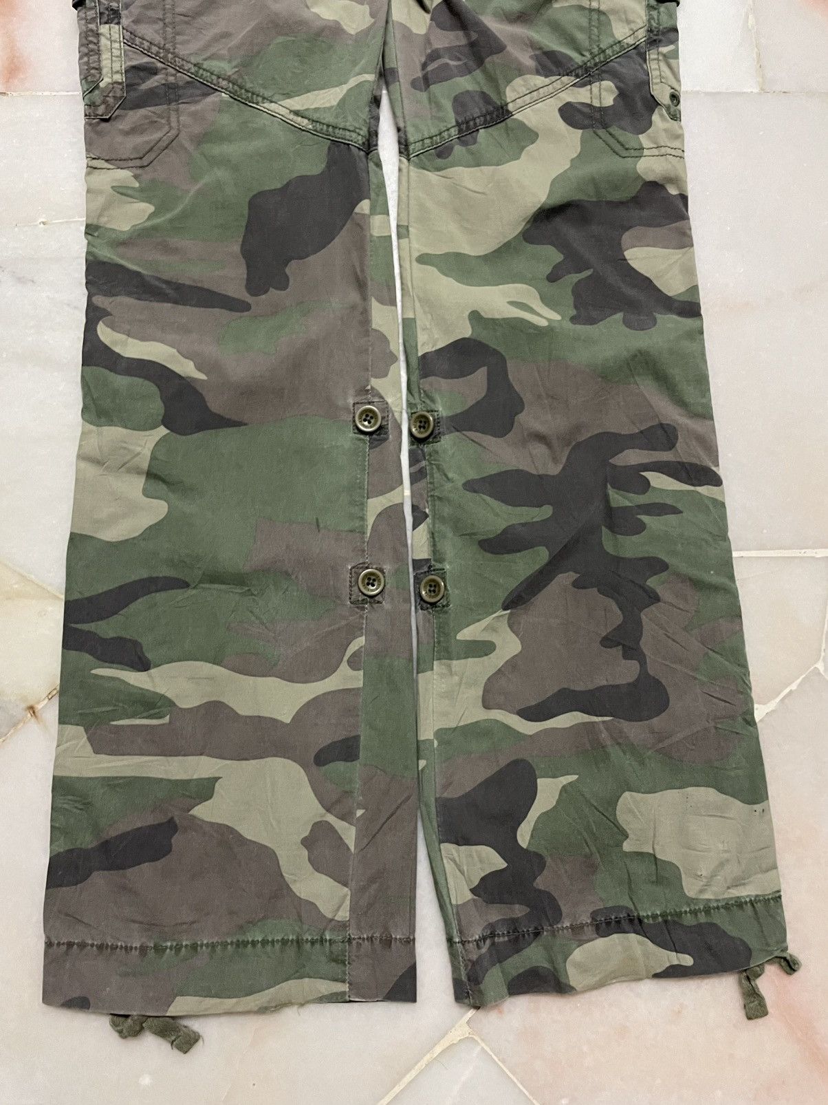 Abercrombie & Fitch Vintage Abercrombie & Fitch Camouflage Rare Tactical Cargo Size 30" / US 8 / IT 44 - 13 Thumbnail