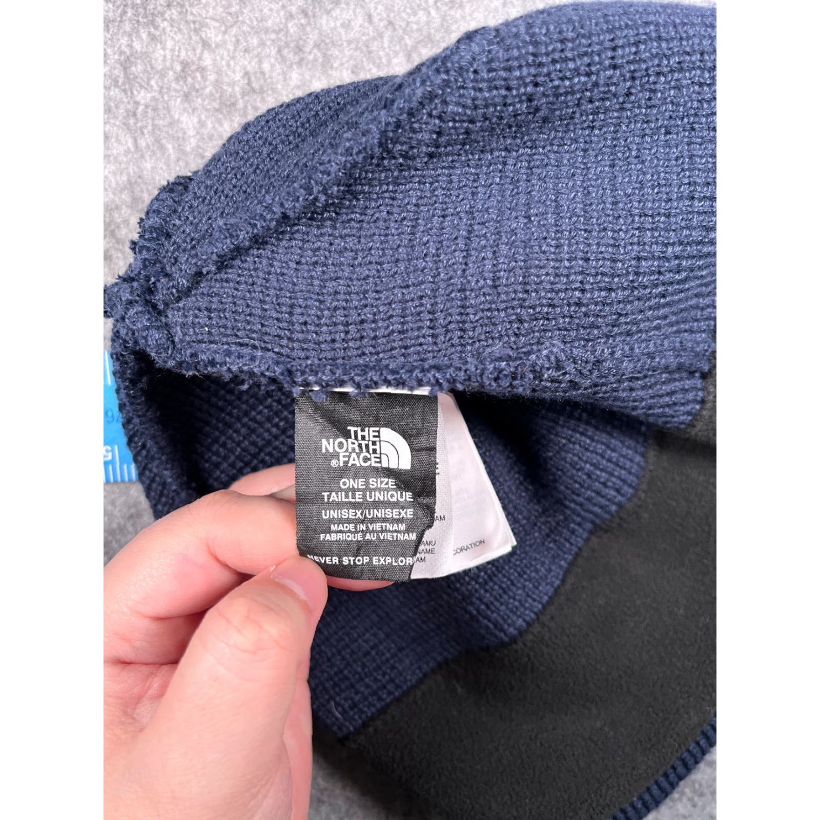 The North Face The North Face Beanie Hat One Size Blue Knit Polyester Unisex Adults Mens Womens Outdoor Logo 90s Size ONE SIZE - 7 Thumbnail