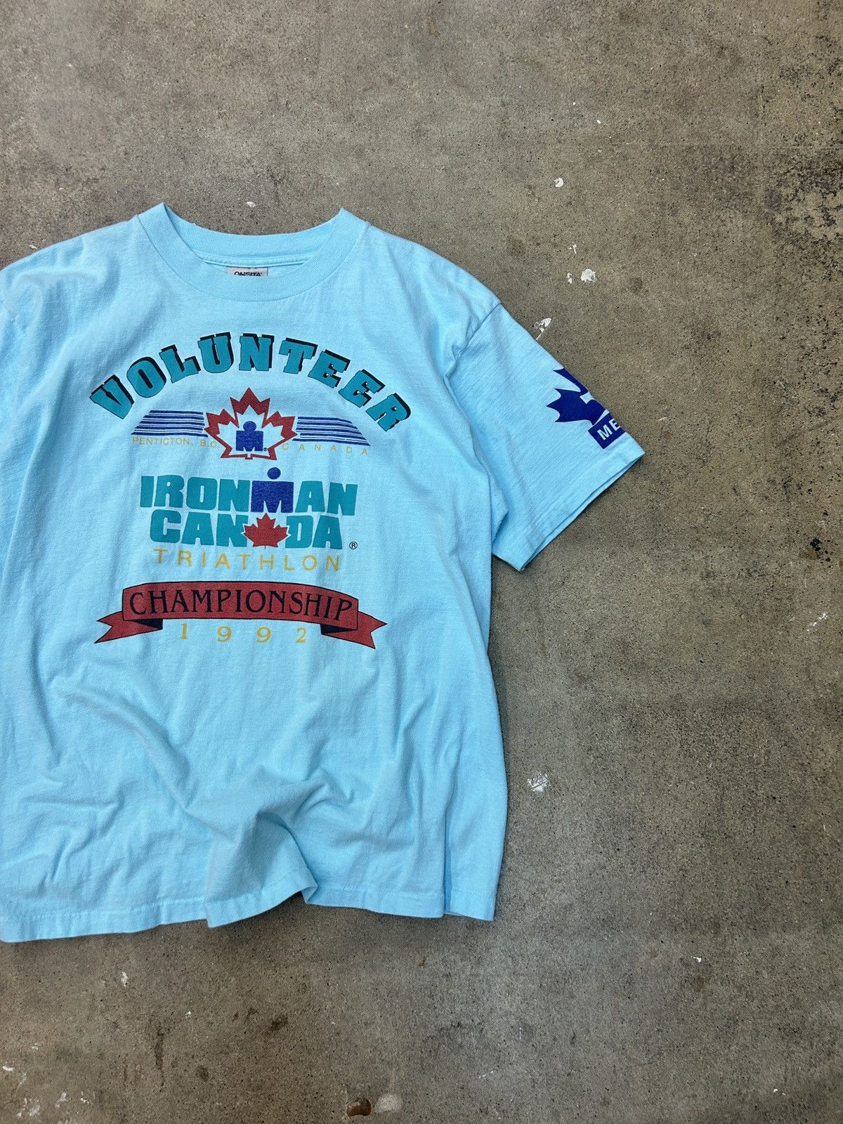 Vintage 90s Vintage Ironman Canada Triathalon Tee Large Size US L / EU 52-54 / 3 - 2 Thumbnail