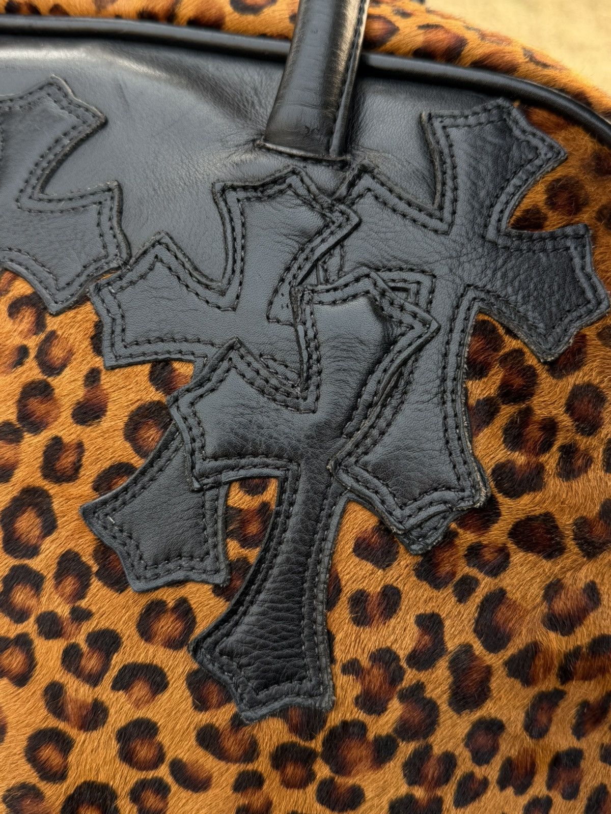 Chrome Hearts Chrome Hearts Leopard Bowling Bag Size ONE SIZE - 8 Thumbnail
