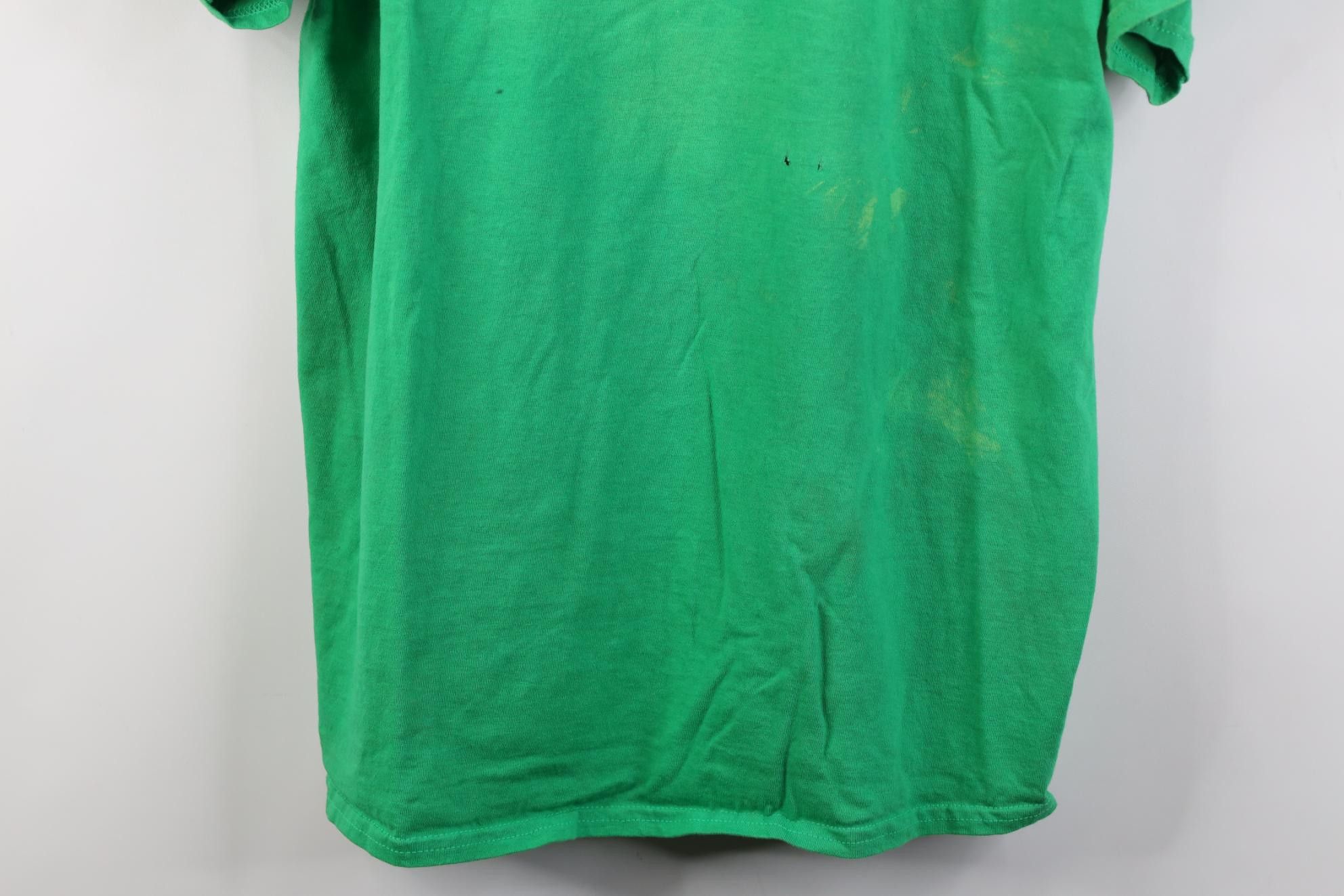Vintage Vintage Crew The Last Tour Barry Manilow Band T-Shirt Green Size US XL / EU 56 / 4 - 3 Thumbnail