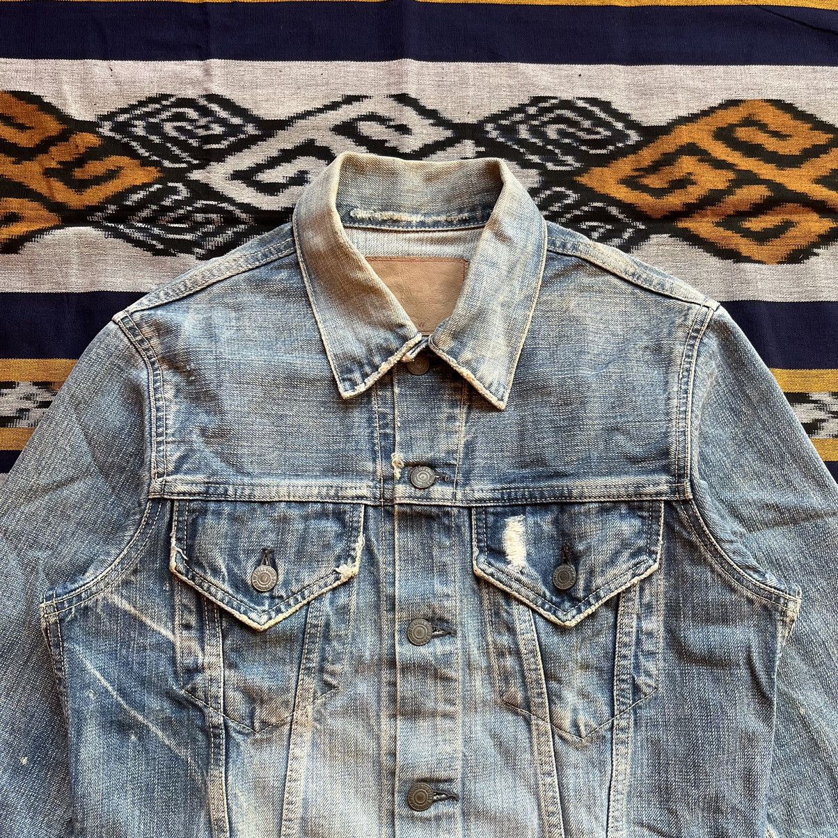 Japanese Brand Omnigod Trucker Denim Jacket Size US M / EU 48-50 / 2 - 2 Thumbnail