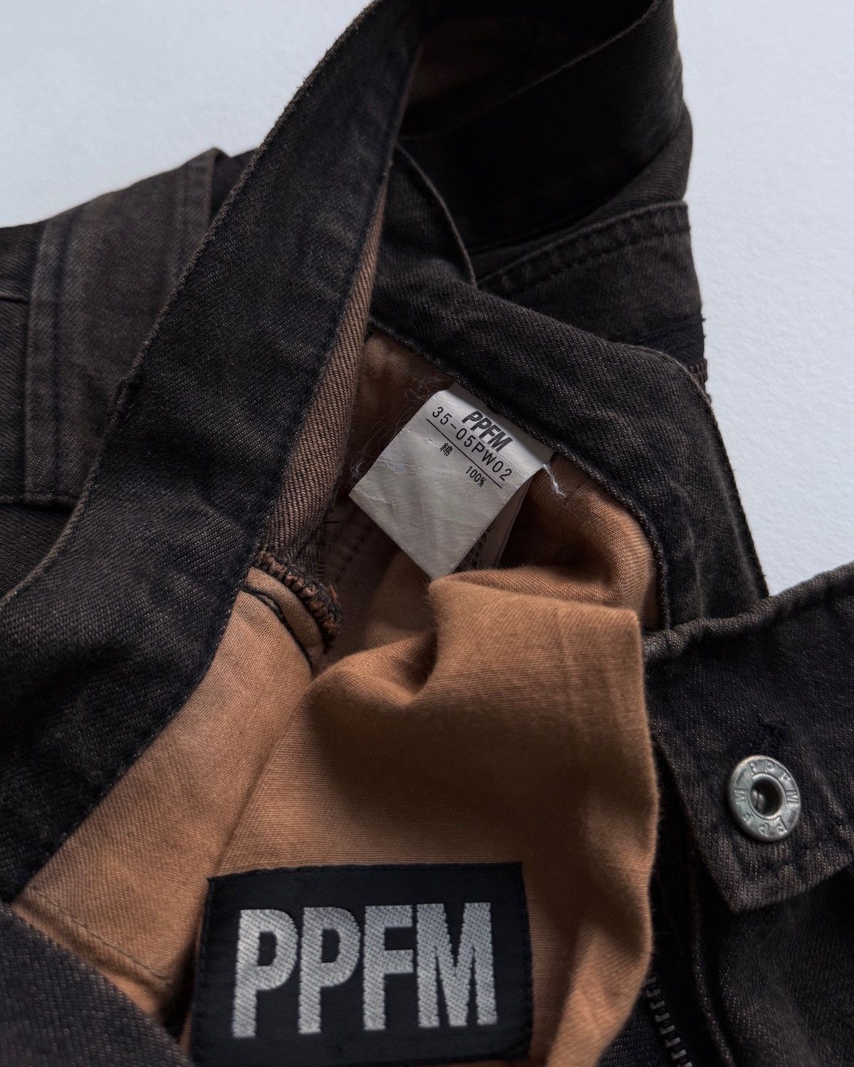 PPFM PPFM MULTI-POCKET CARGO JEANS Size US 33 - 4 Thumbnail