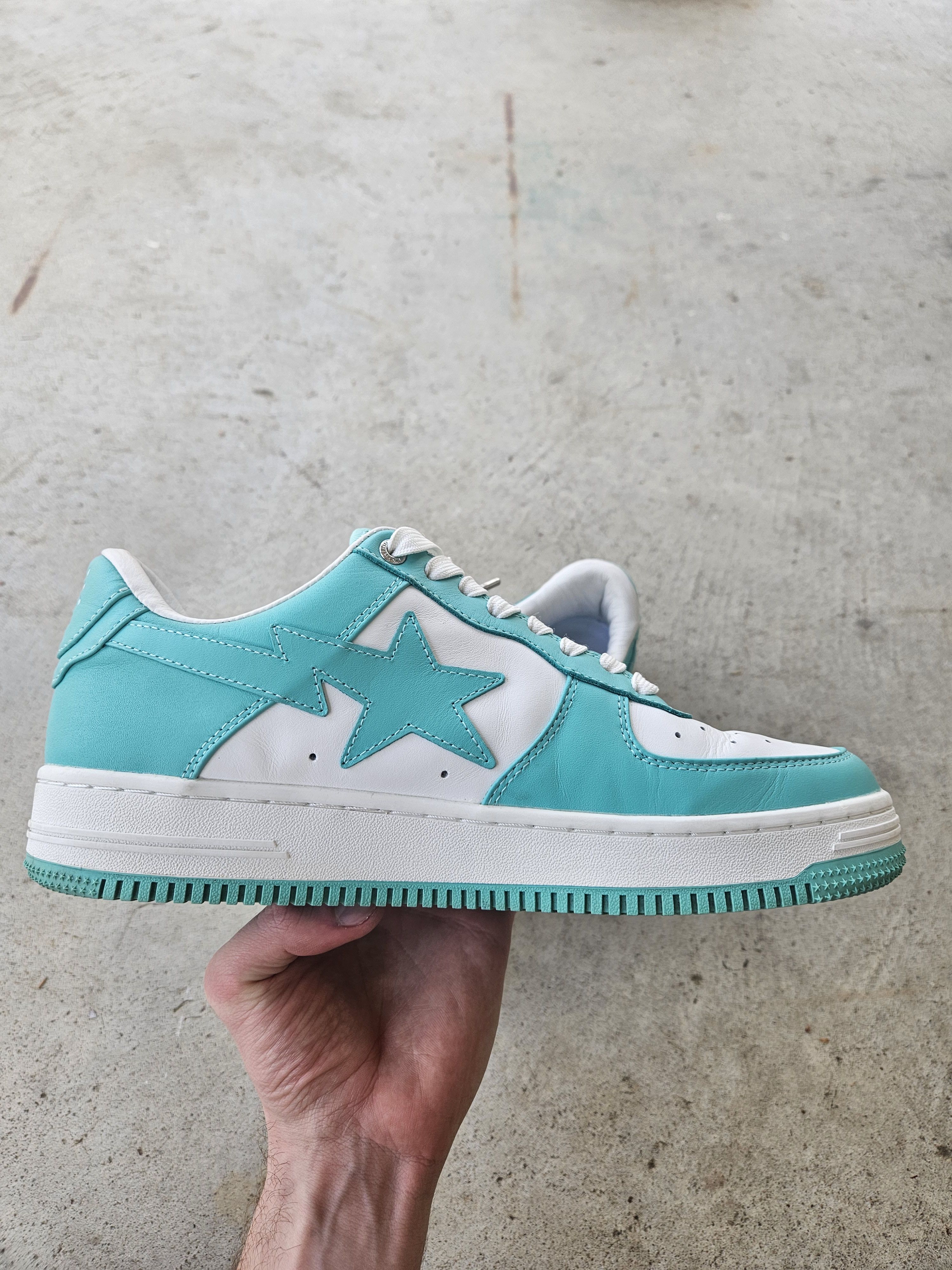 Bape Bapesta Teal White M1 Sneakers Size US 10 / EU 43 - 3 Thumbnail
