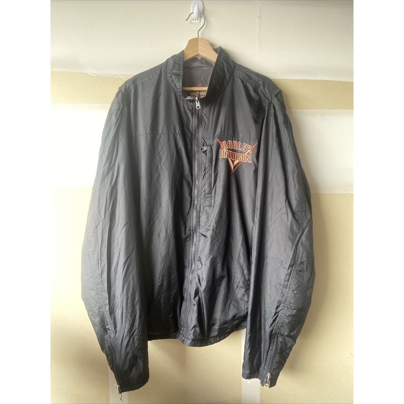 Harley Davidson Harley Davidson Reversible Nylon Fleece Jacket Size XLT TALL Size XL / US 12-14 / IT 48-50 - 1 Thumbnail