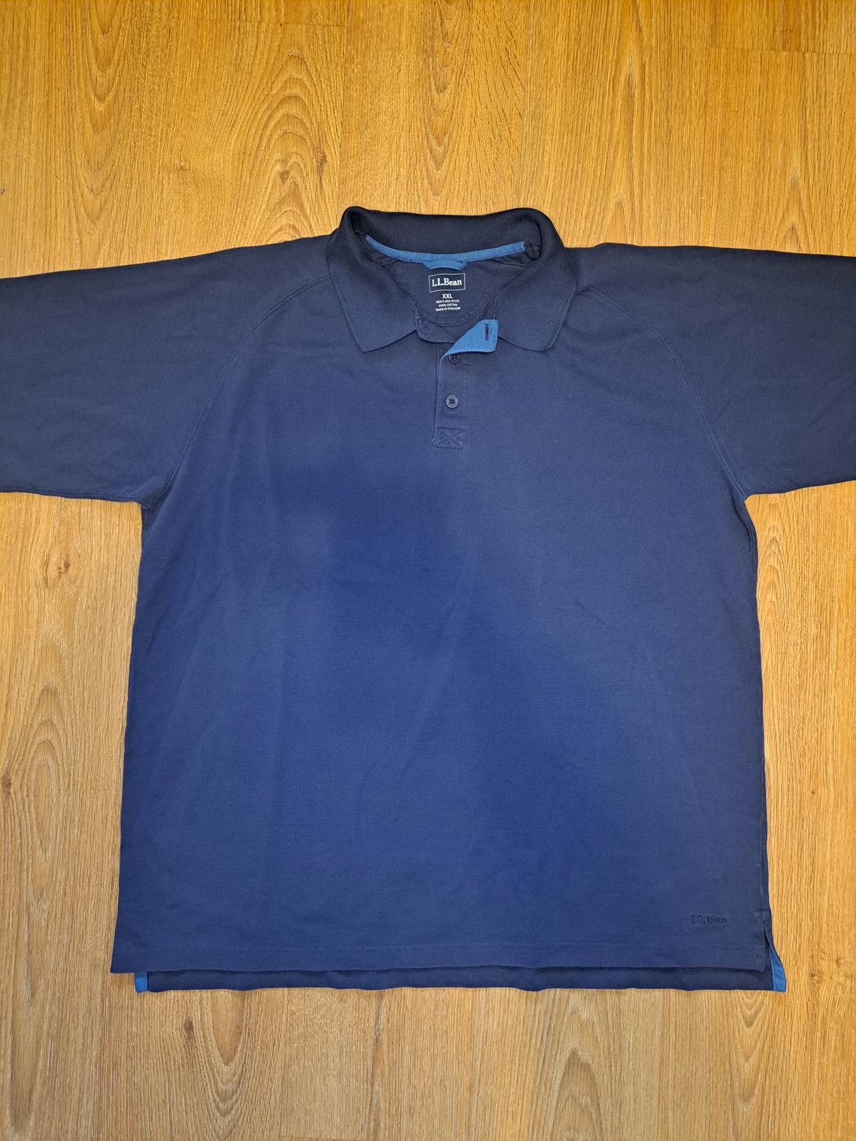 L.L. Bean LL Bean Polo Shirt Mens XXL Navy Blue 100% Cotton Size US XXL / EU 58 / 5 - 1 Thumbnail