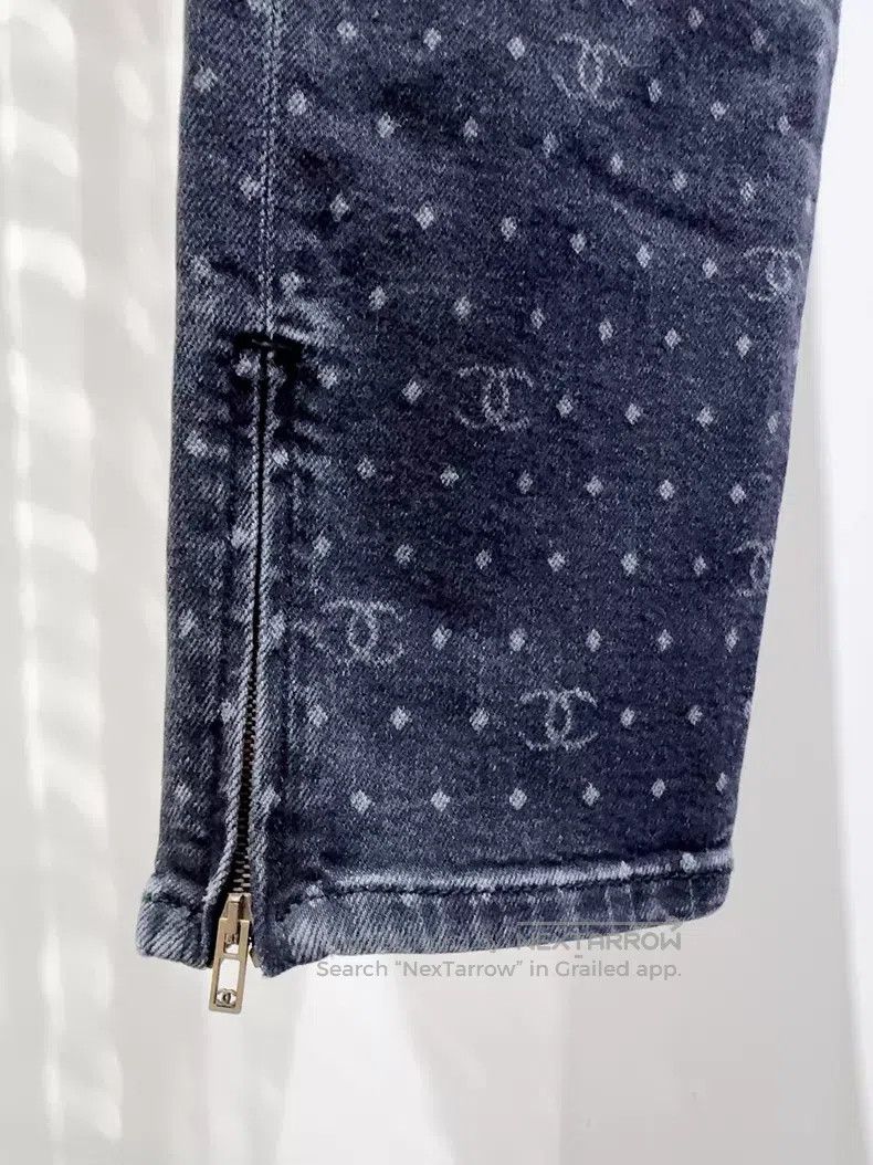 Chanel Chanel 23P full-print double-c jeans Size 25" / US 0 / IT 36 - 3 Thumbnail