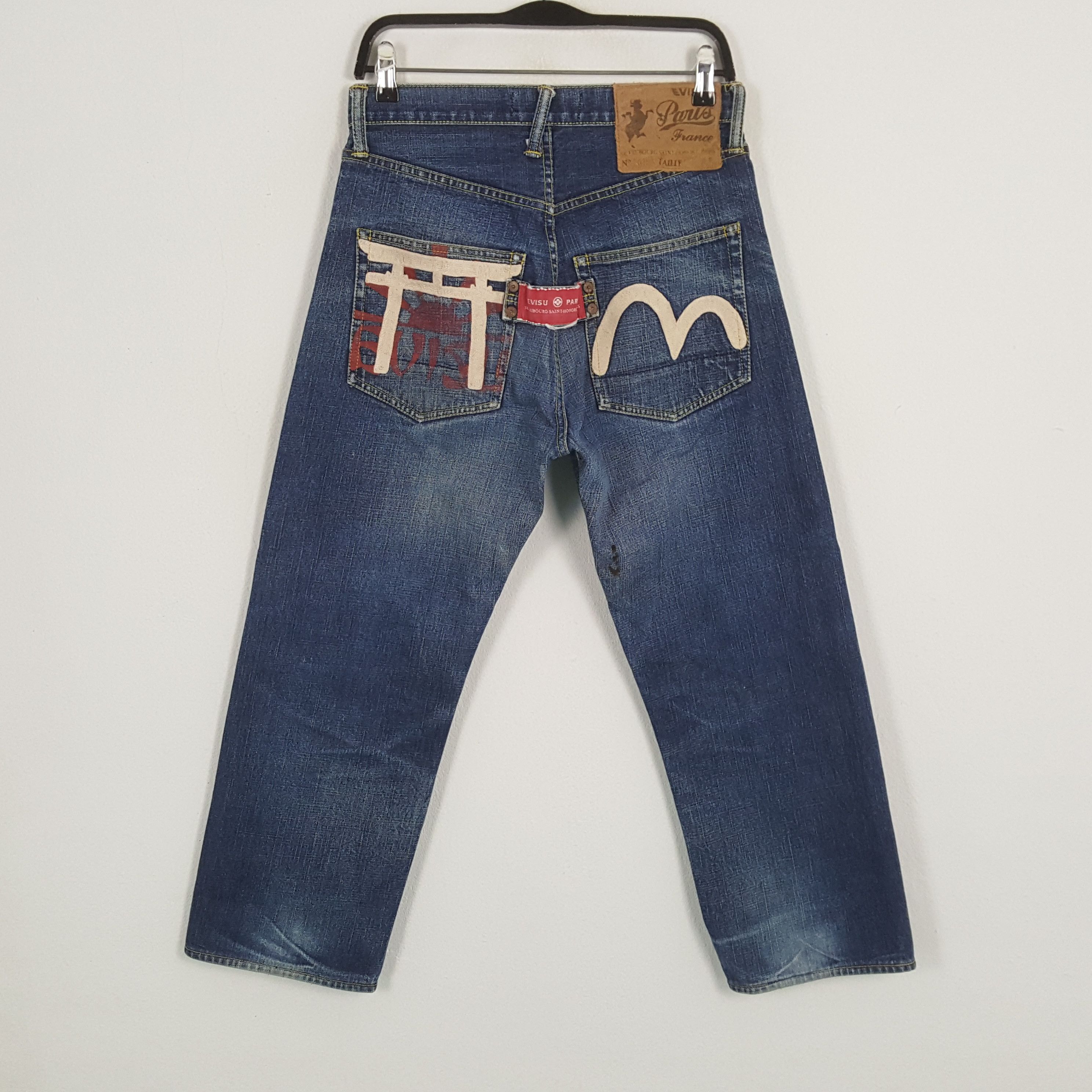 Evisu × Japanese Brand × Vintage EVISU Japanese Brand Fashion Style Custom Daicock Jeans Size US 28 / EU 44 - 4 Thumbnail