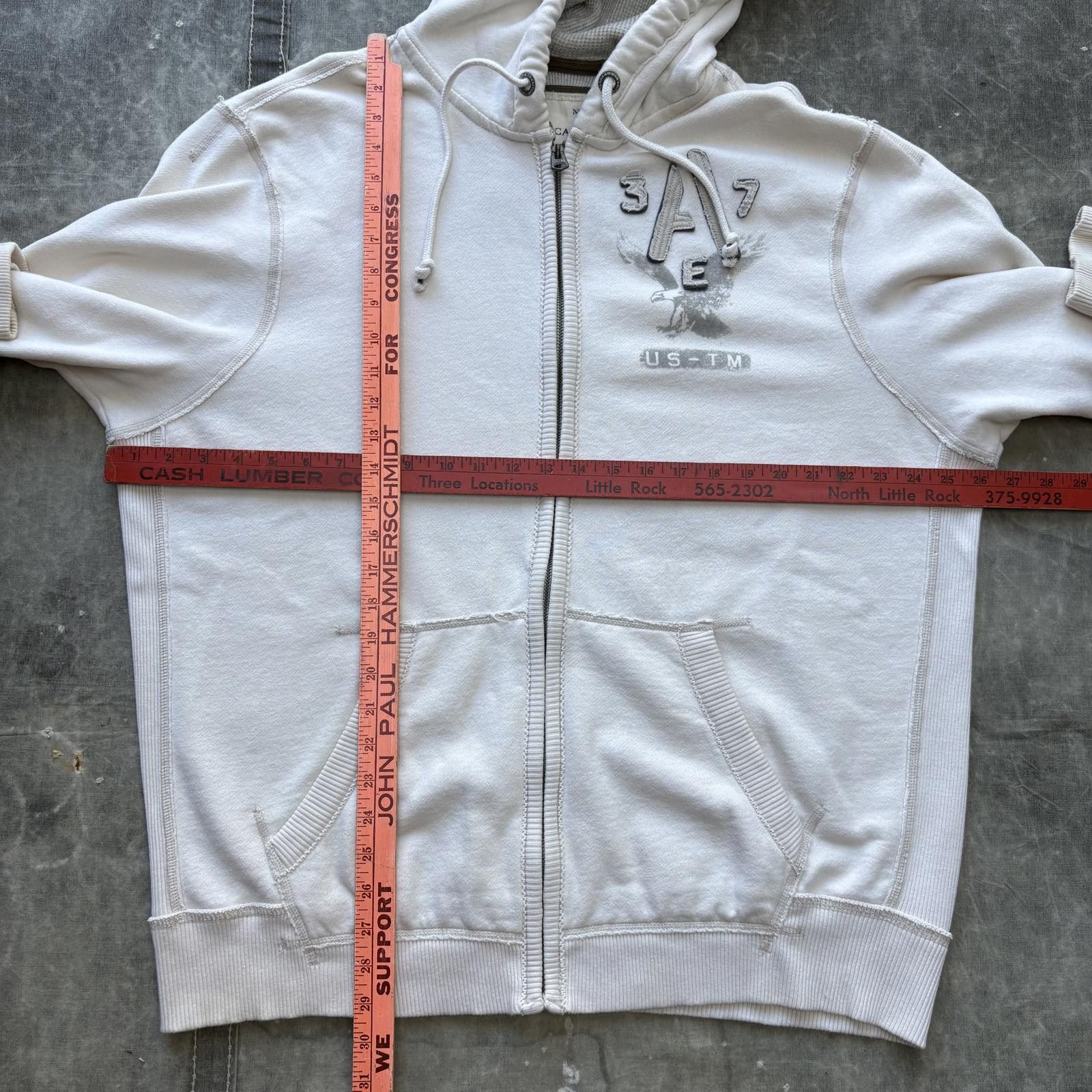 American Eagle Outfitters Vintage Y2K American Eagle Thermal Lined Full Zip Hoodie Size US XXL / EU 58 / 5 - 3 Thumbnail
