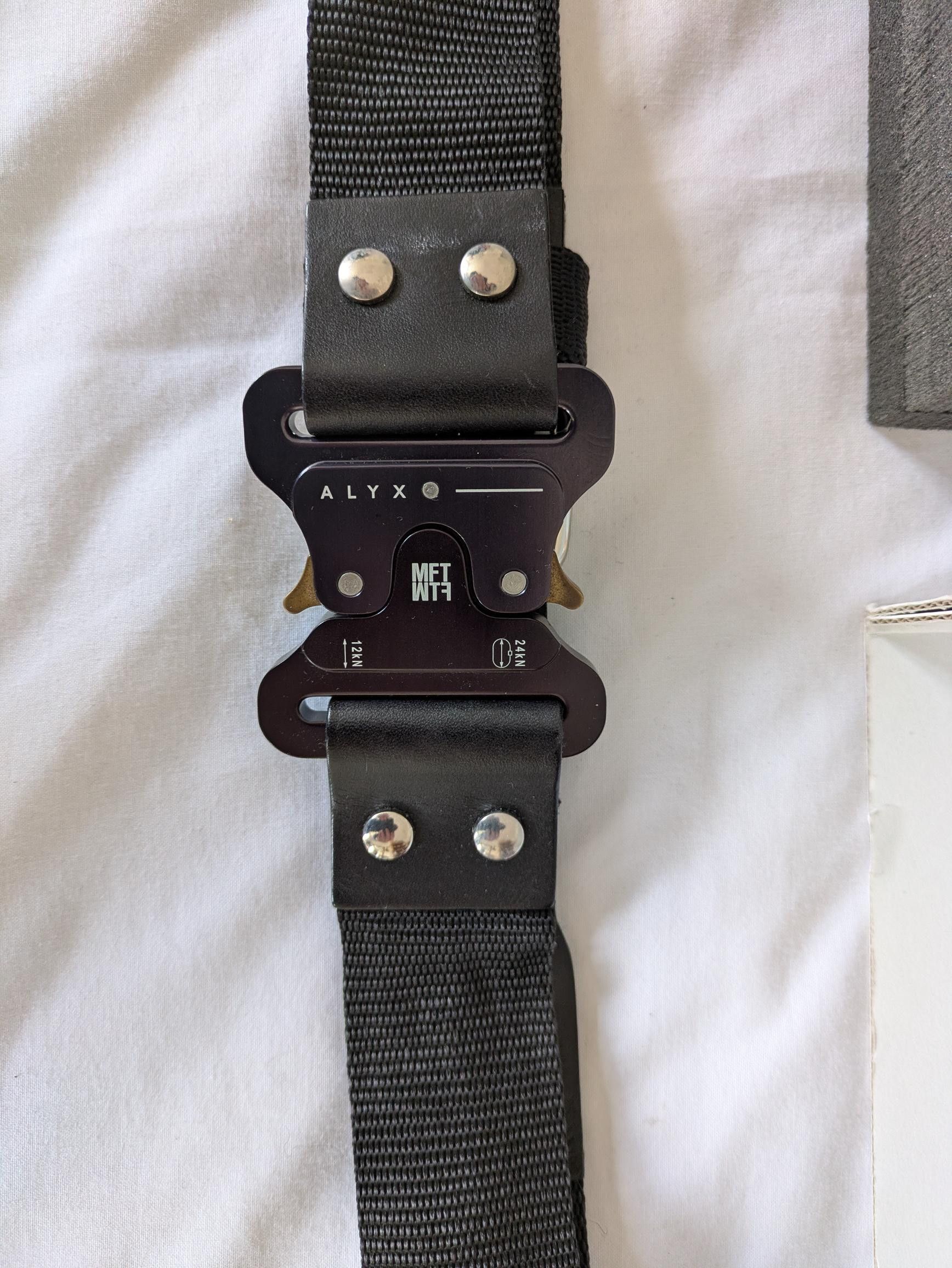 1017 ALYX 9SM Alyx Rollercoaster Belt in Black Size ONE SIZE - 2 Thumbnail