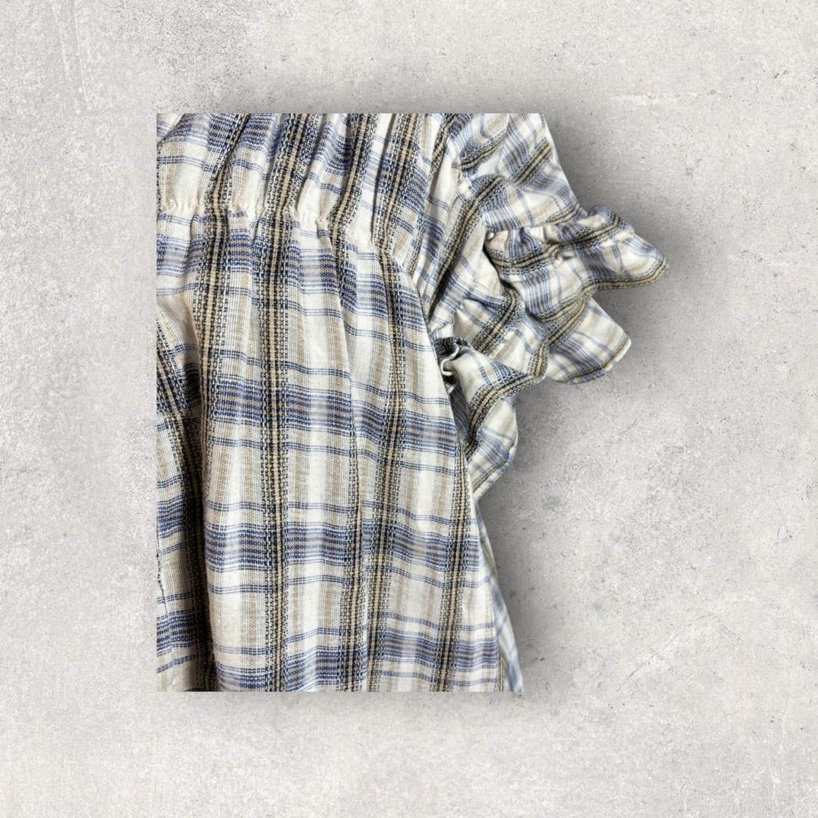 Other Blue and white plaid button up Dress Size S / US 4 / IT 40 - 3 Thumbnail