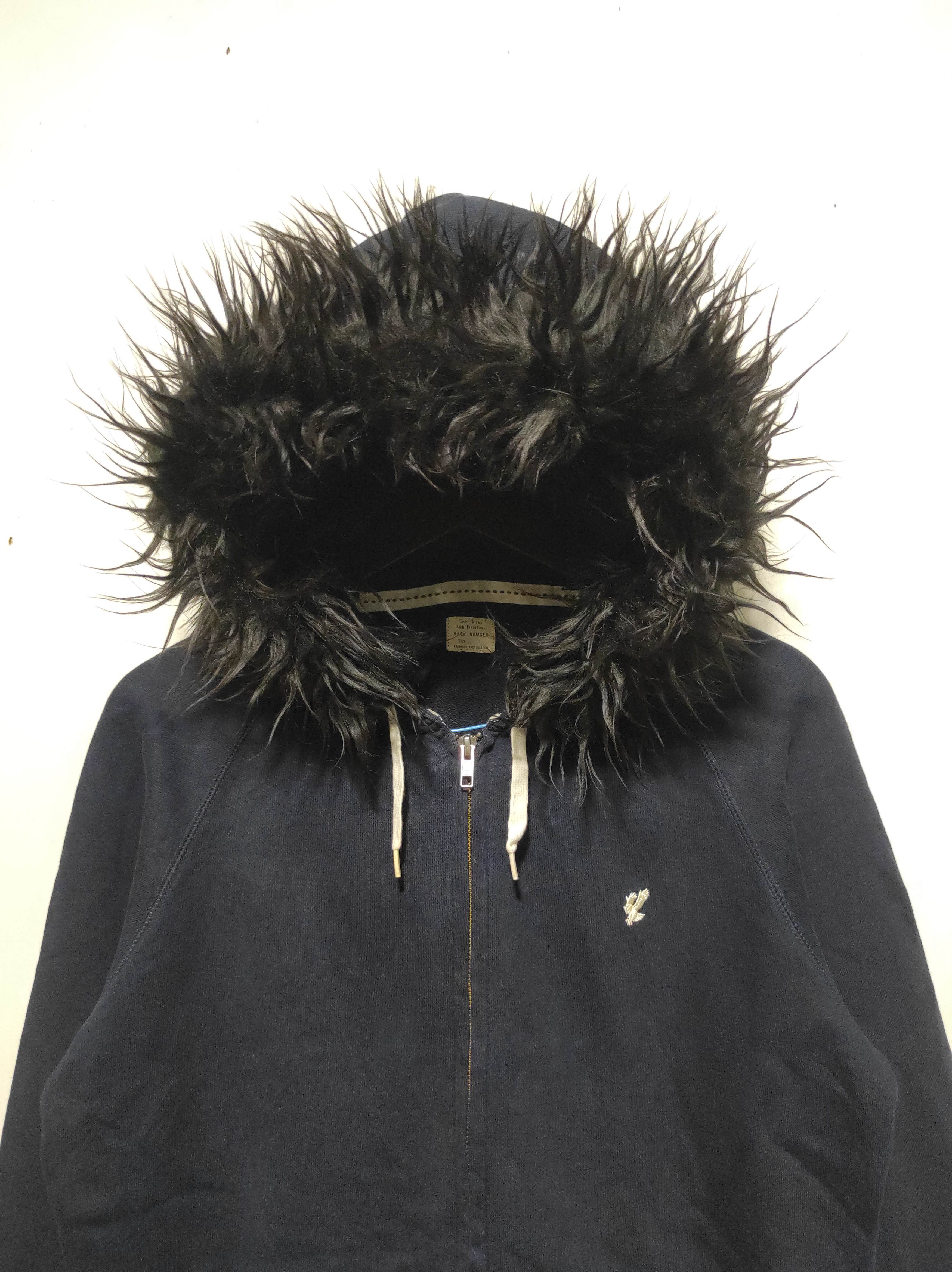 Hysteric Glamour Back Number Zipper Fur Hoodie i6w9 Lgb Style navy Size US M / EU 48-50 / 2 - 3 Thumbnail