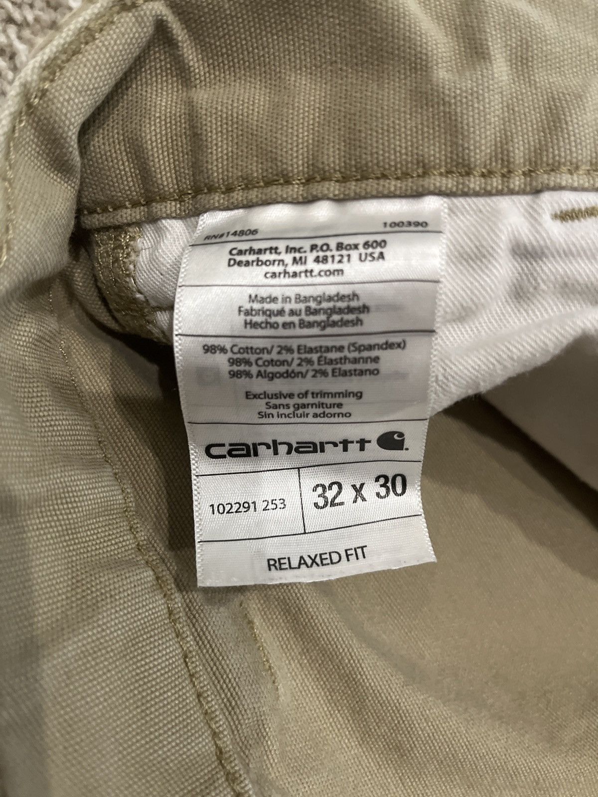 Carhartt Carhartt Relaxed Fit Workwear Pant Size US 32 / EU 48 - 2 Thumbnail