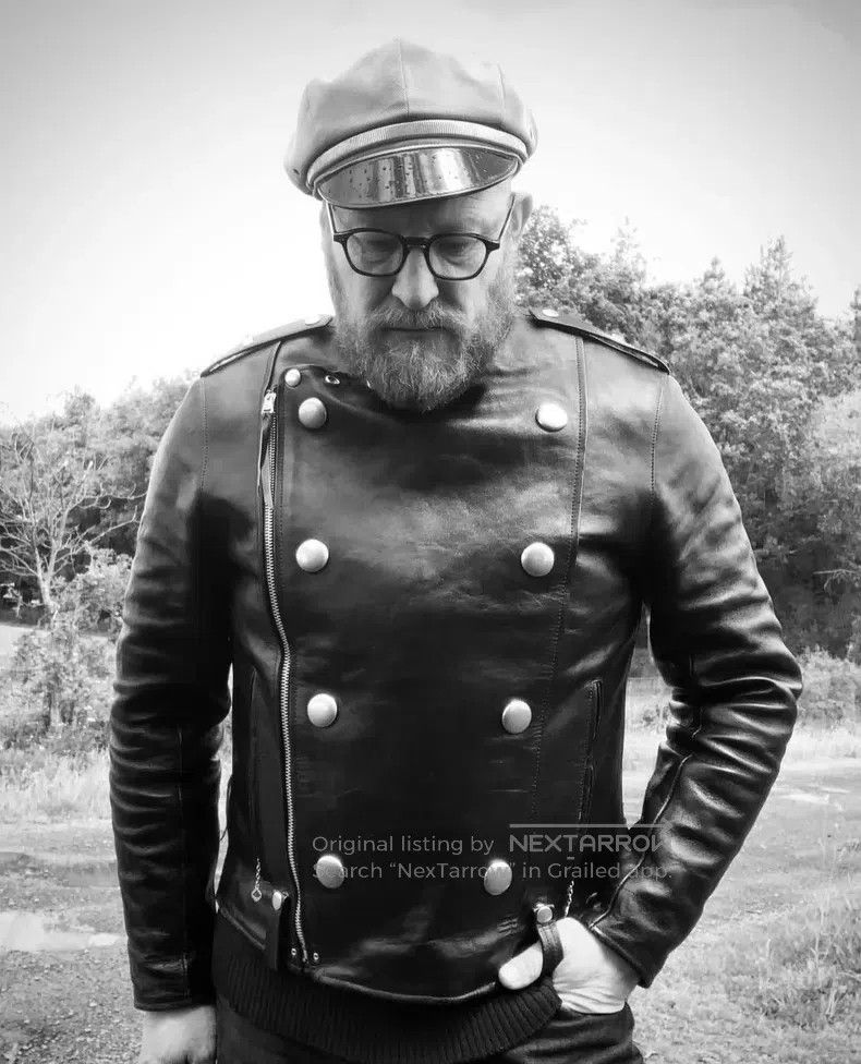Buco Buco J31 double-breasted horseskin leather jacket Size US XXL / EU 58 / 5 - 8 Thumbnail