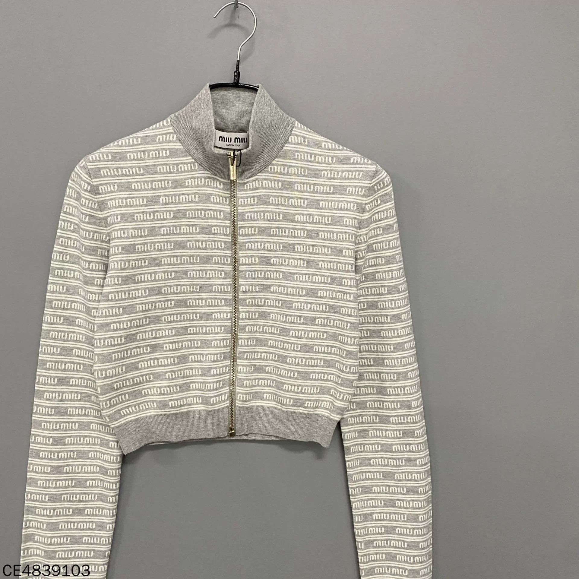 Miu Miu MIUMIU Women's Allover Short Jacket 99 New Size 38 Size XS / US 0-2 / IT 36-38 - 2 Thumbnail