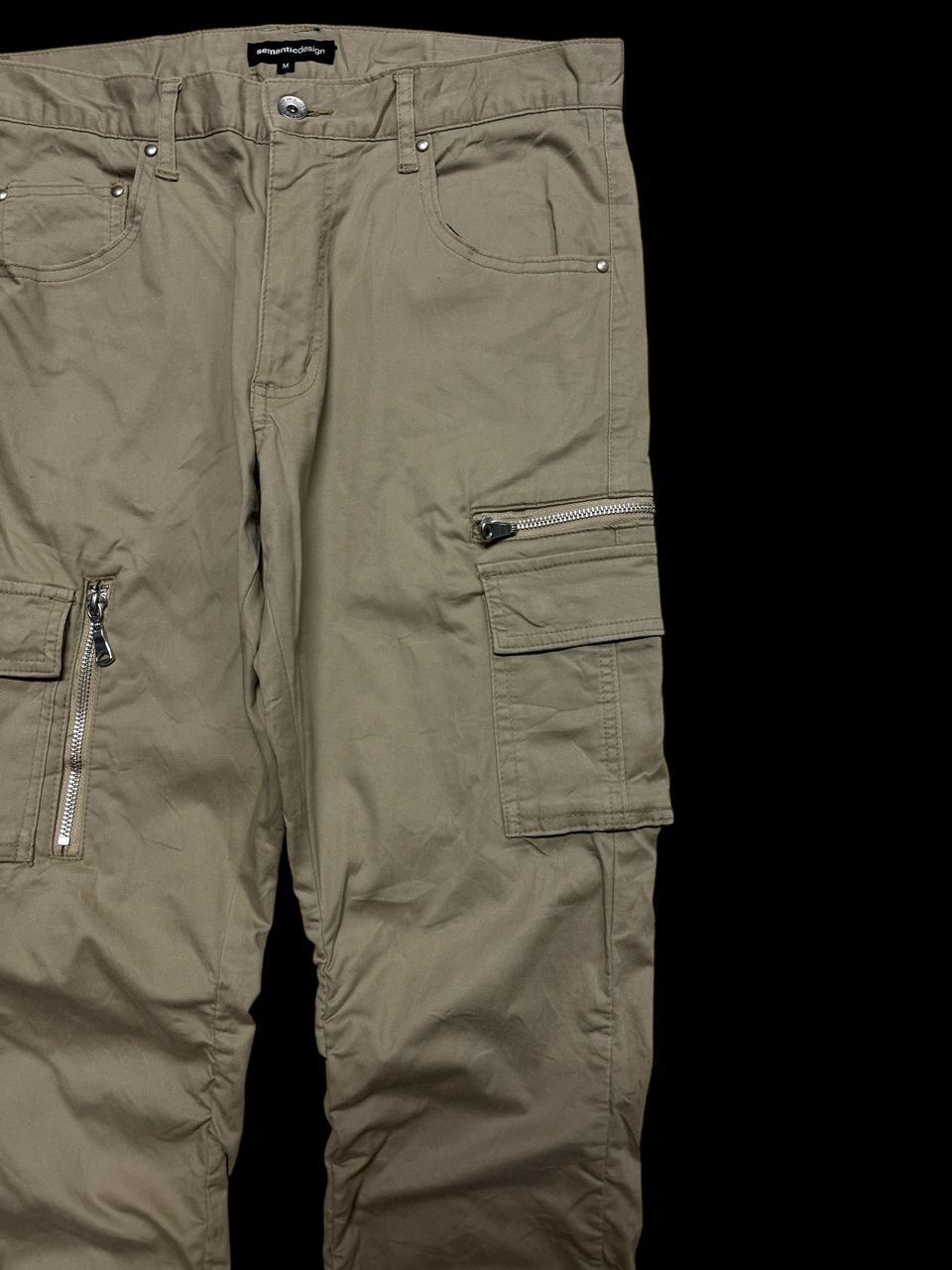PPFM Grunge Semantic Design Ruched Multipocket Zipper Punk Cargo Size US 30 / EU 46 - 6 Thumbnail