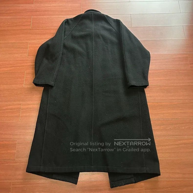 Other Comme Des Garcons Vintage black woolen long trench coat Size L / US 10 / IT 46 - 2 Thumbnail