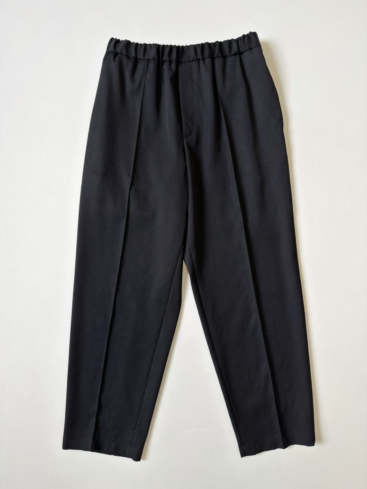 Jil Sander A/W 21 Wide Leg Black Wool Utility Trousers Size US 32 / EU 48 - 2 Thumbnail