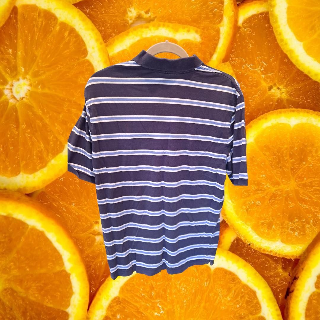 Brooks Brothers Brooks Brothers Light and Dark Blue Small Striped Polo Size Size US L / EU 52-54 / 3 - 4 Thumbnail