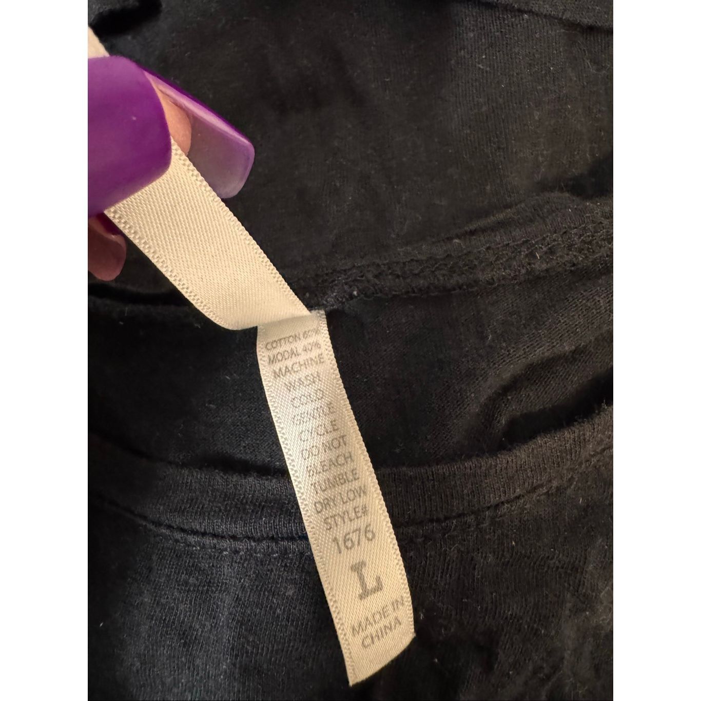 Other Xhilaration Black Mesh Sleeve Tee Top | Size Large Size L / US 10 / IT 46 - 7 Thumbnail