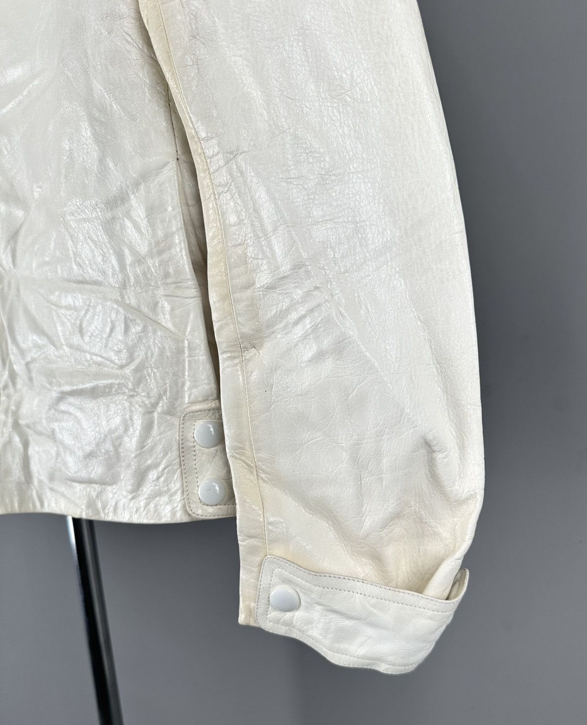 Louis Vuitton Louis Vuitton - Lambskin Leather Biker Jacket - Multi Straps Size XS / US 0-2 / IT 36-38 - 10 Thumbnail