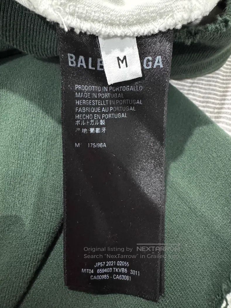 Balenciaga Balenciaga Hole Logo Letter Printed Hoodie Size US M / EU 48-50 / 2 - 9 Thumbnail