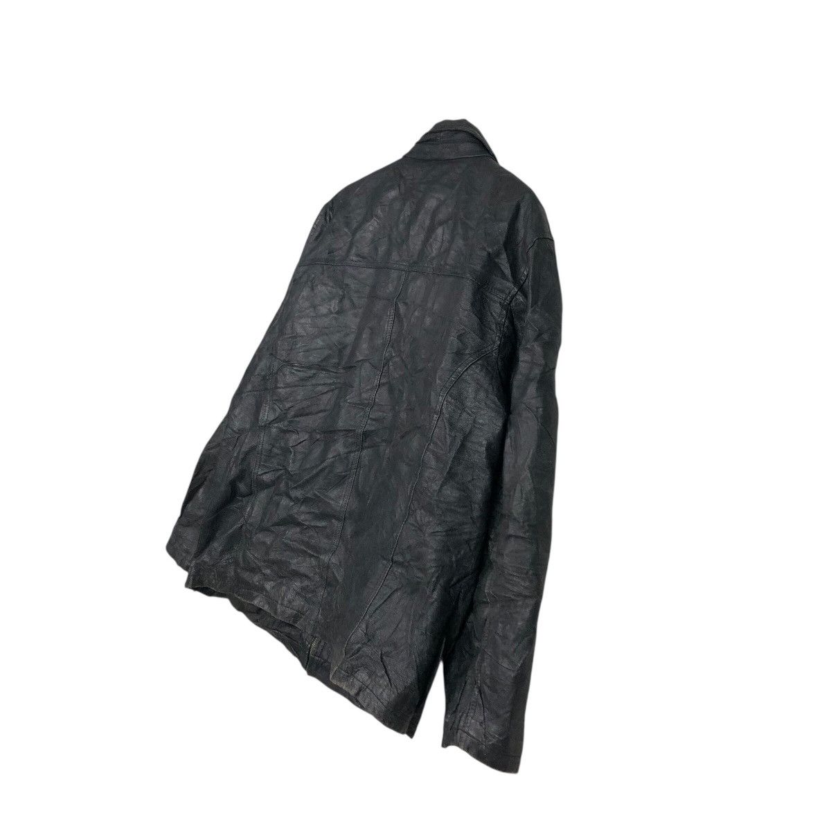 Japanese Brand 📌Vintage Leather Biker Jacket Angelo Litrico Issey Miyake Size US M / EU 48-50 / 2 - 11 Thumbnail