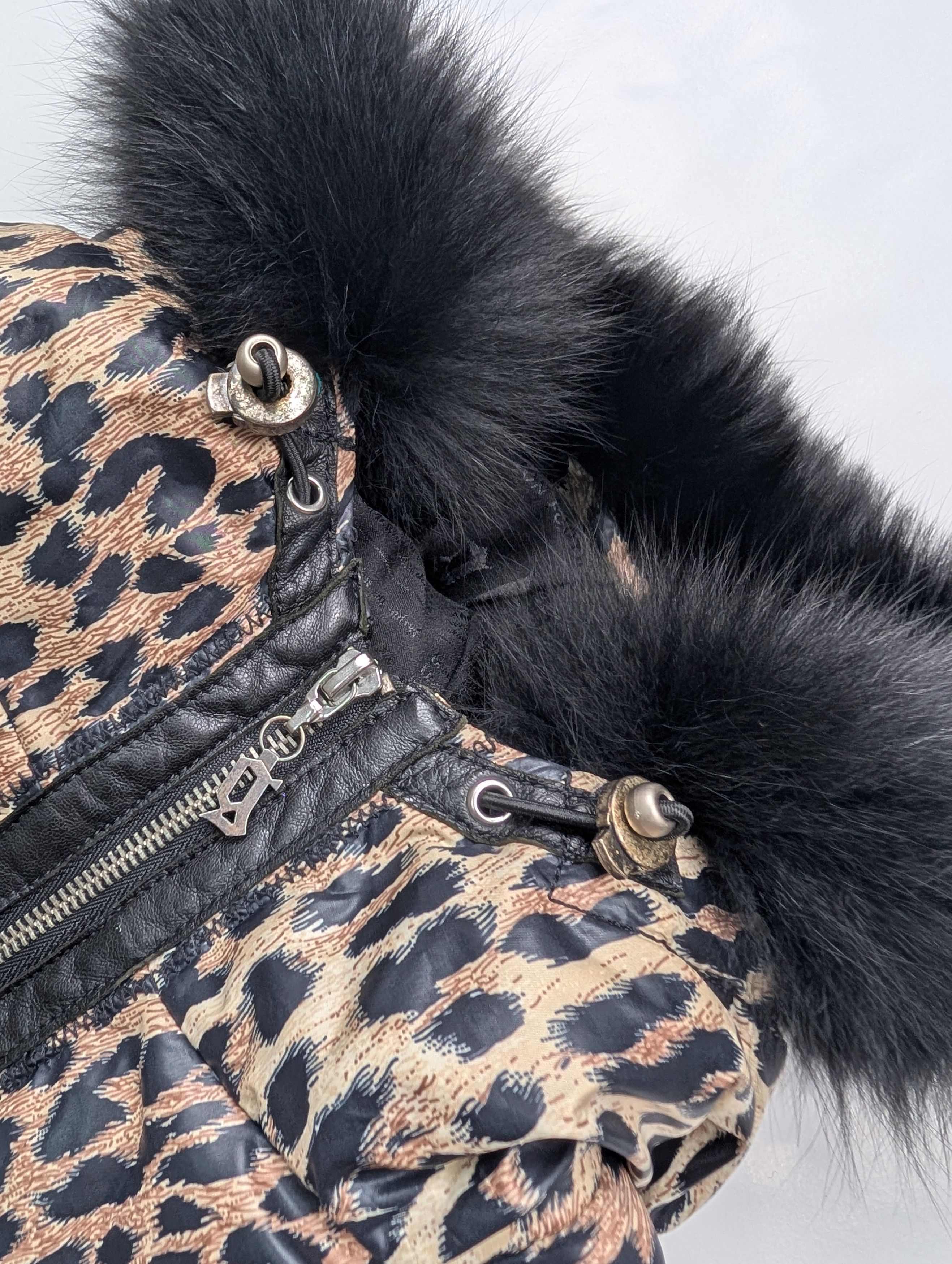 John Galliano Galliano Leopard Print Hooded Jacket Size S / US 4 / IT 40 - 3 Thumbnail