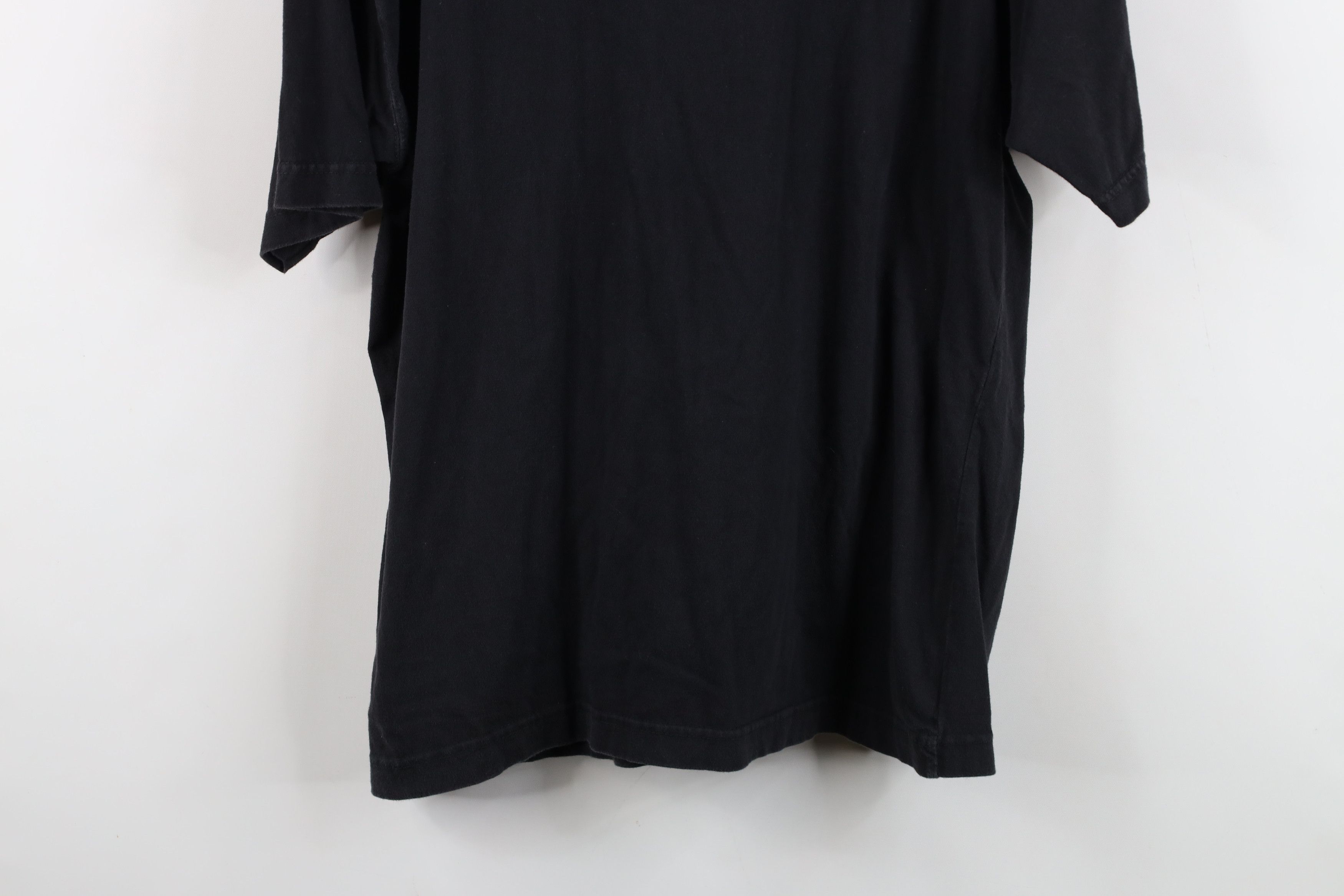 Vintage Vintage 90s Streetwear Blank Cotton Henley T-Shirt Black Size US L / EU 52-54 / 3 - 13 Thumbnail